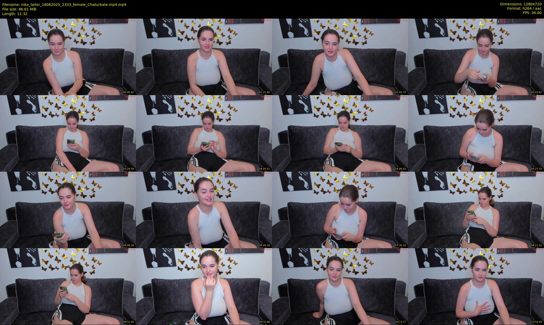 nika_tailor — 12 minute Chaturbate female cam show recording, 720p, Jun 18, 2025