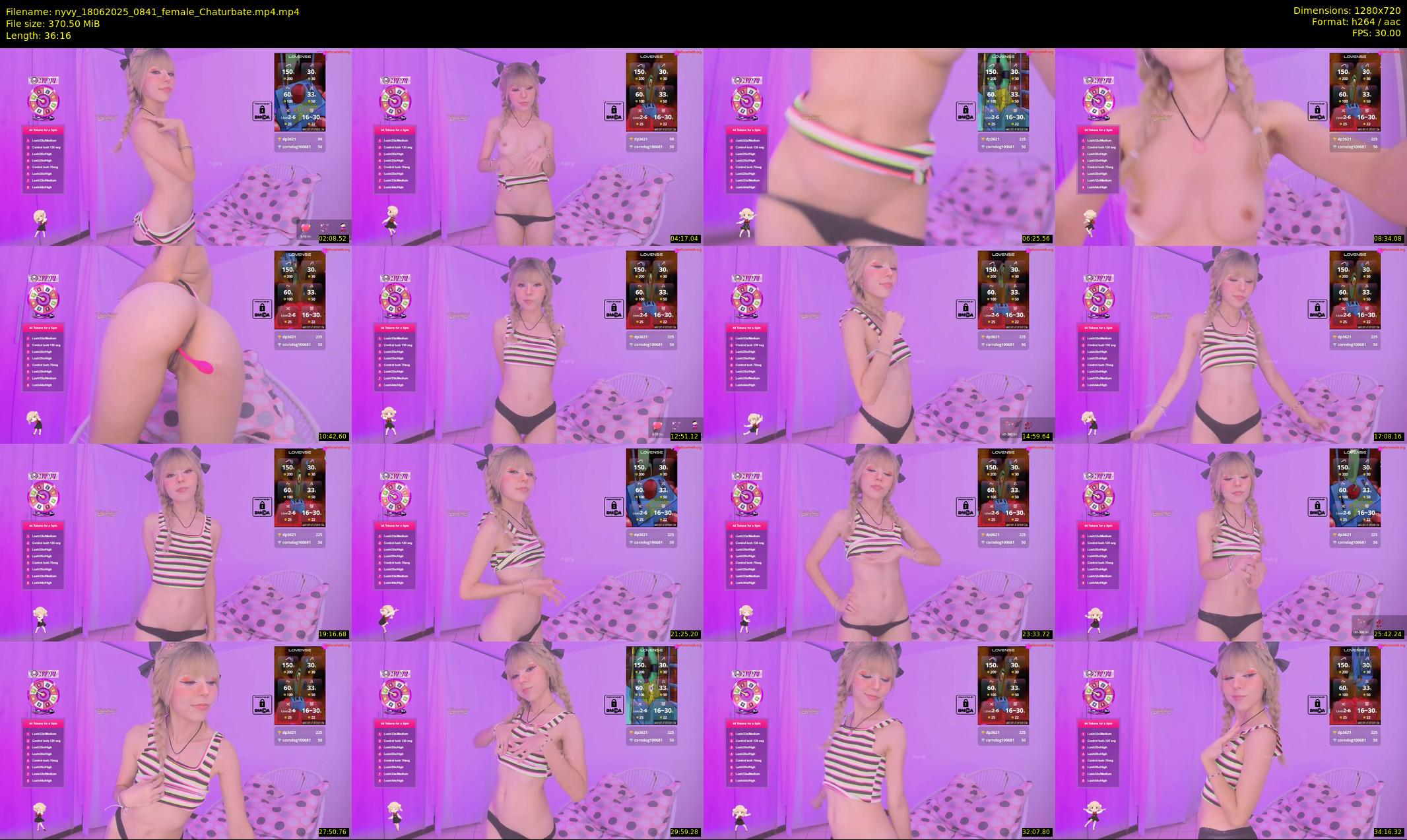 nyvy — 37 minute Chaturbate female cam show recording, 720p, Jun 18, 2025
