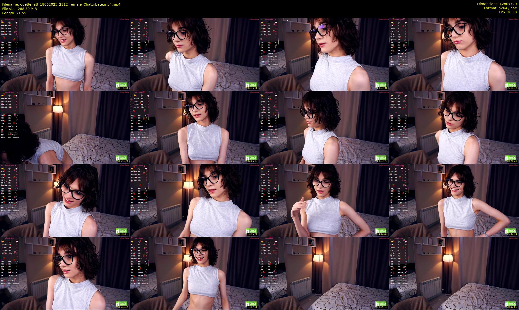 odettehatt — 22 minute Chaturbate female cam show recording, 720p, Jun 18, 2025
