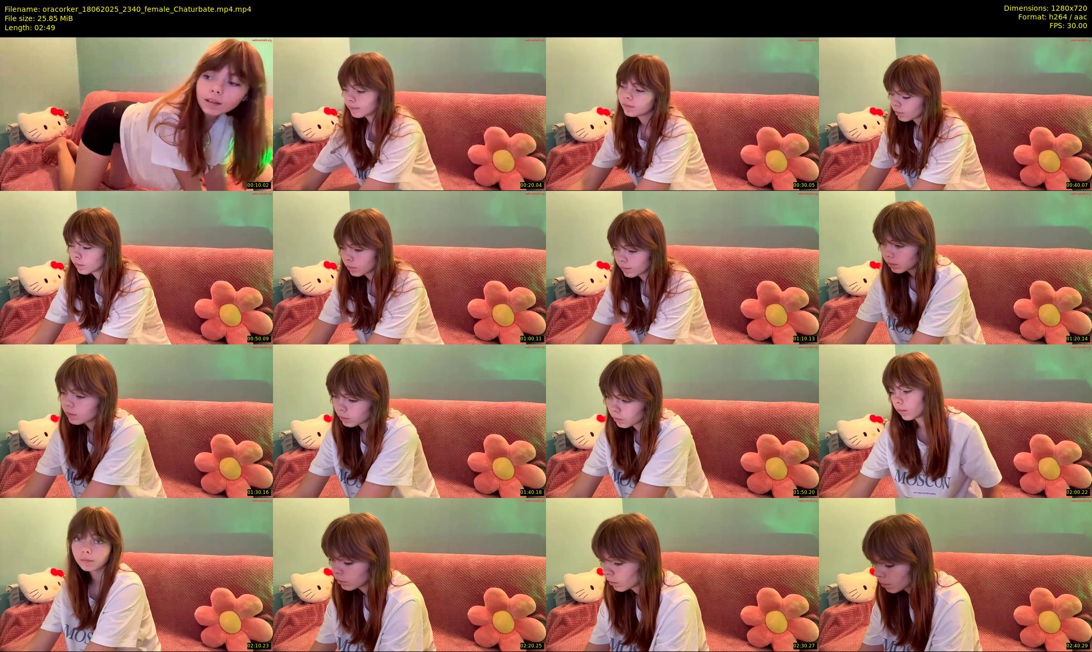 oracorker — 3 minute Chaturbate female cam show recording, 720p, Jun 18, 2025