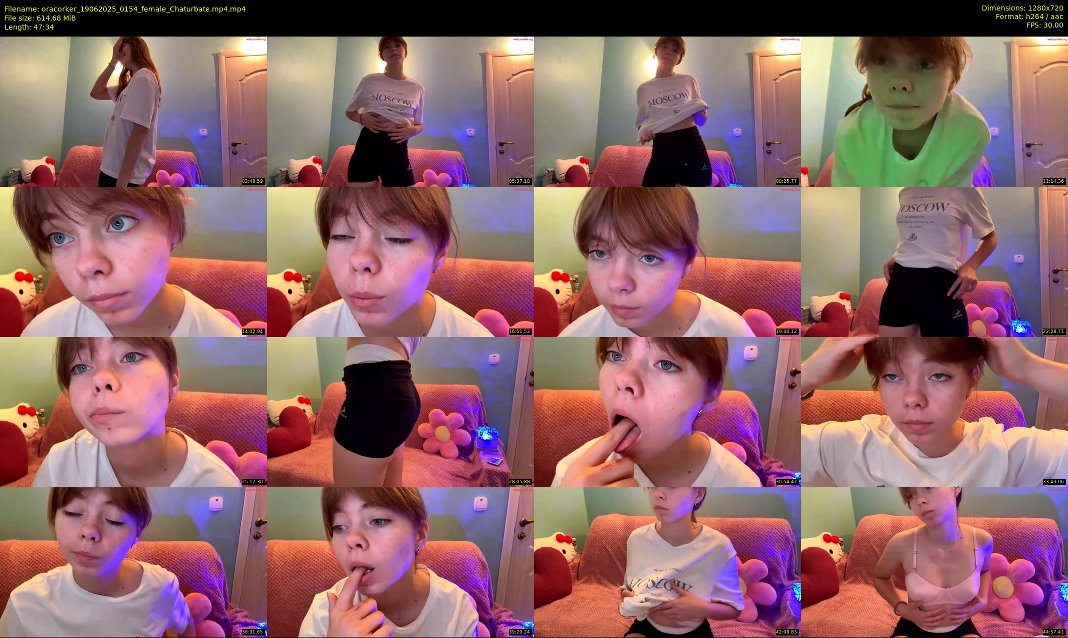oracorker — 48 minute Chaturbate female cam show recording, 720p, Jun 19, 2025