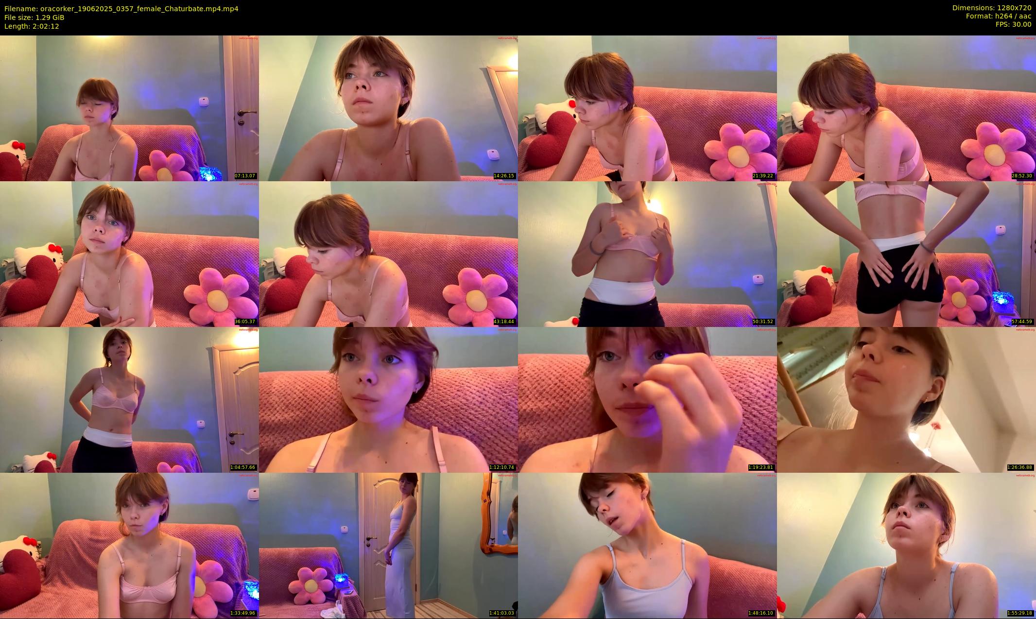 oracorker — 123 minute Chaturbate female cam show recording, 720p, Jun 19, 2025