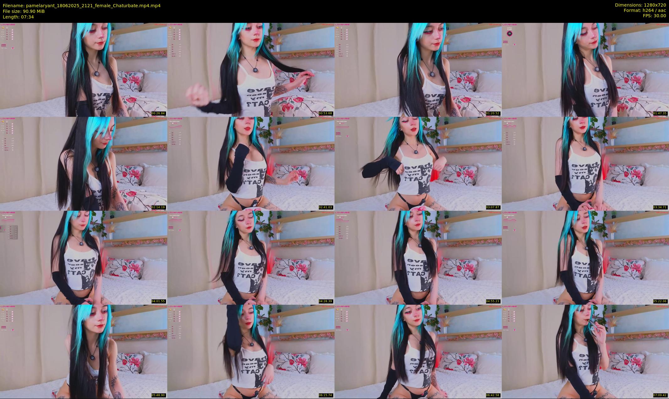 pamelaryant — 8 minute Chaturbate female cam show recording, 720p, Jun 18, 2025