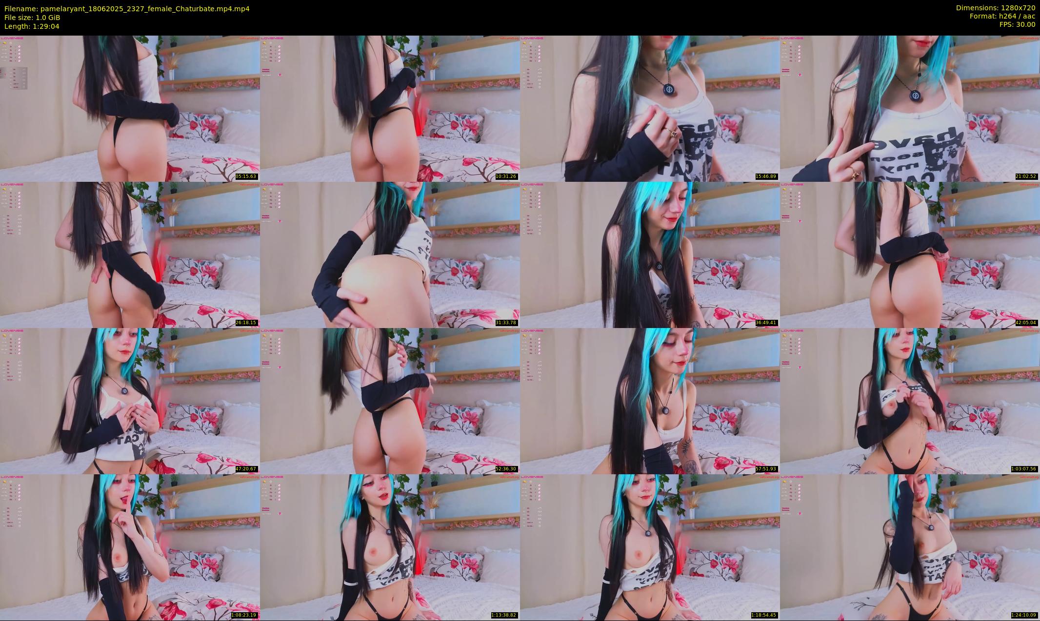 pamelaryant — 90 minute Chaturbate female cam show recording, 720p, Jun 18, 2025