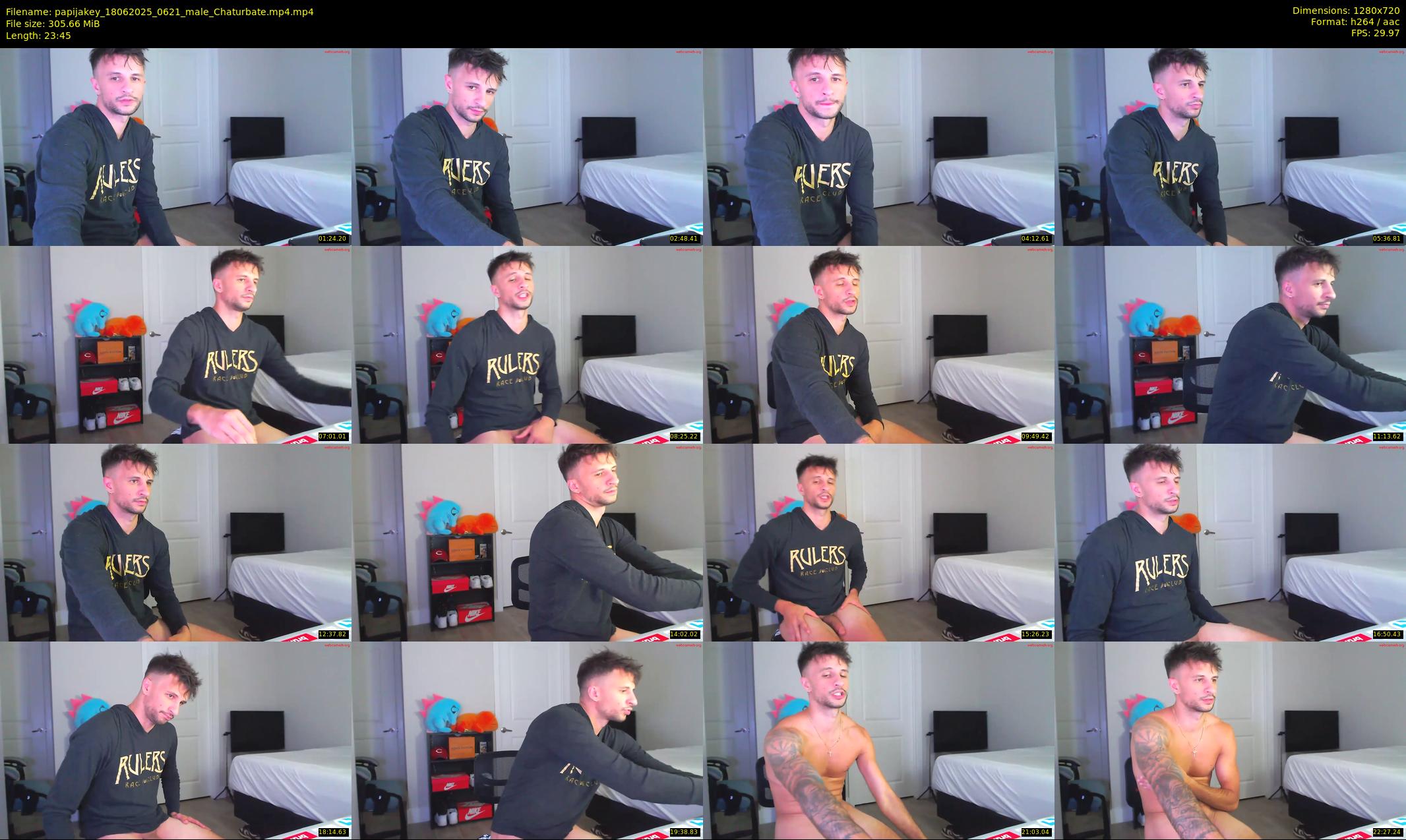 papijakey — 24 minute Chaturbate male cam show recording, 720p, Jun 18, 2025