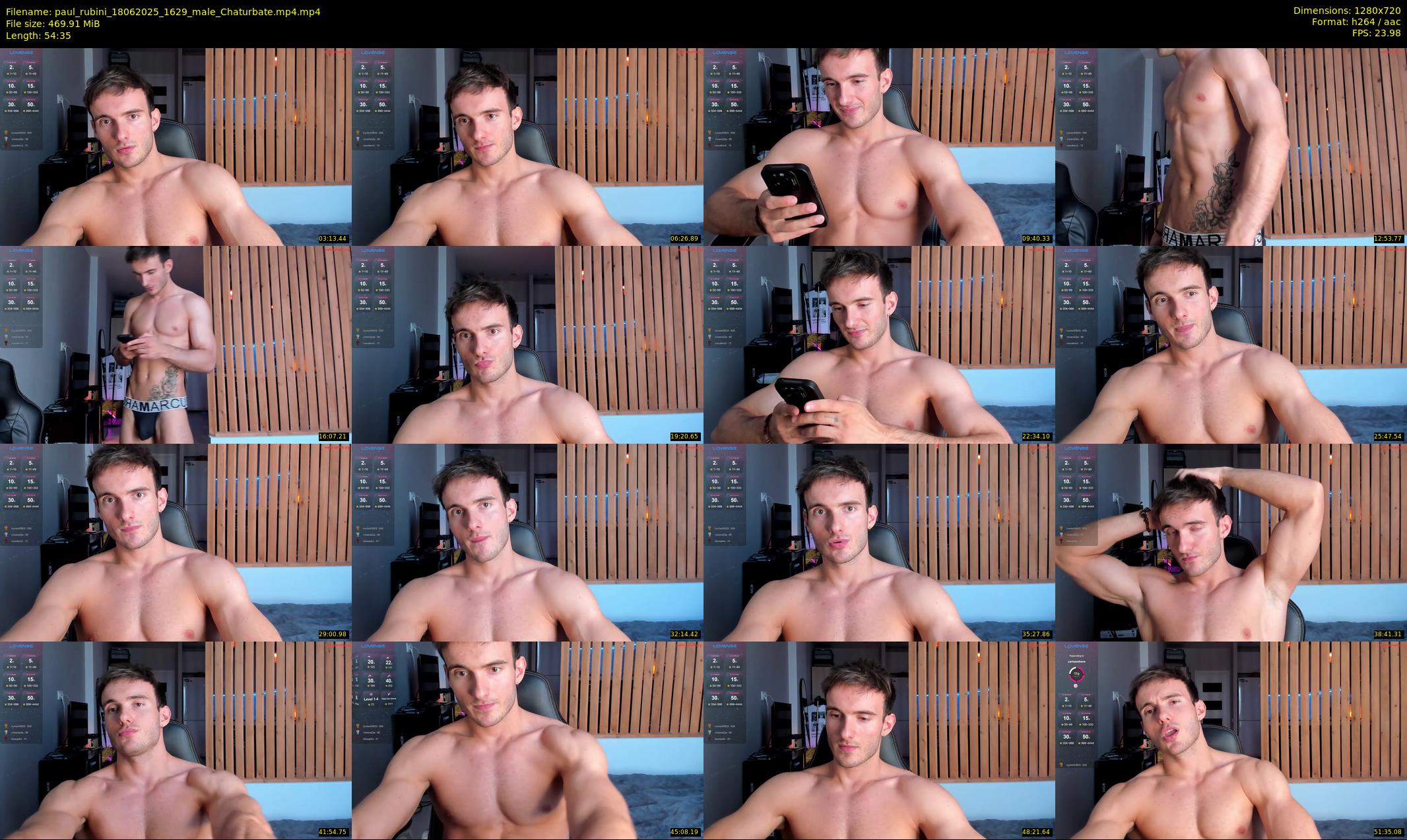 paul_rubini — 55 minute Chaturbate male cam show recording, 720p, Jun 18, 2025