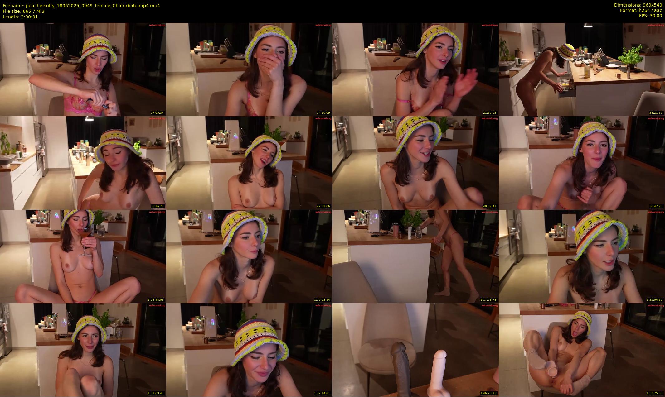 peacheekitty — 121 minute Chaturbate female cam show recording, 480p, Jun 18, 2025