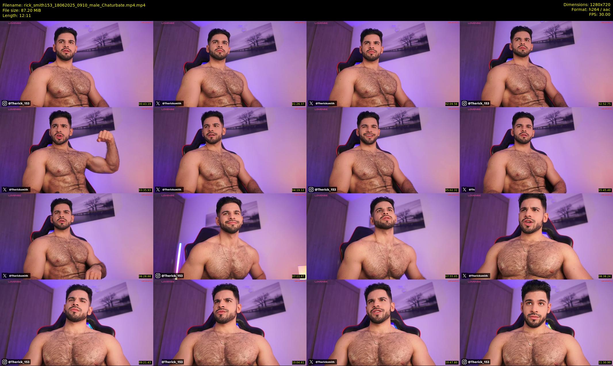 rick_smith153 — 13 minute Chaturbate male cam show recording, 720p, Jun 18, 2025