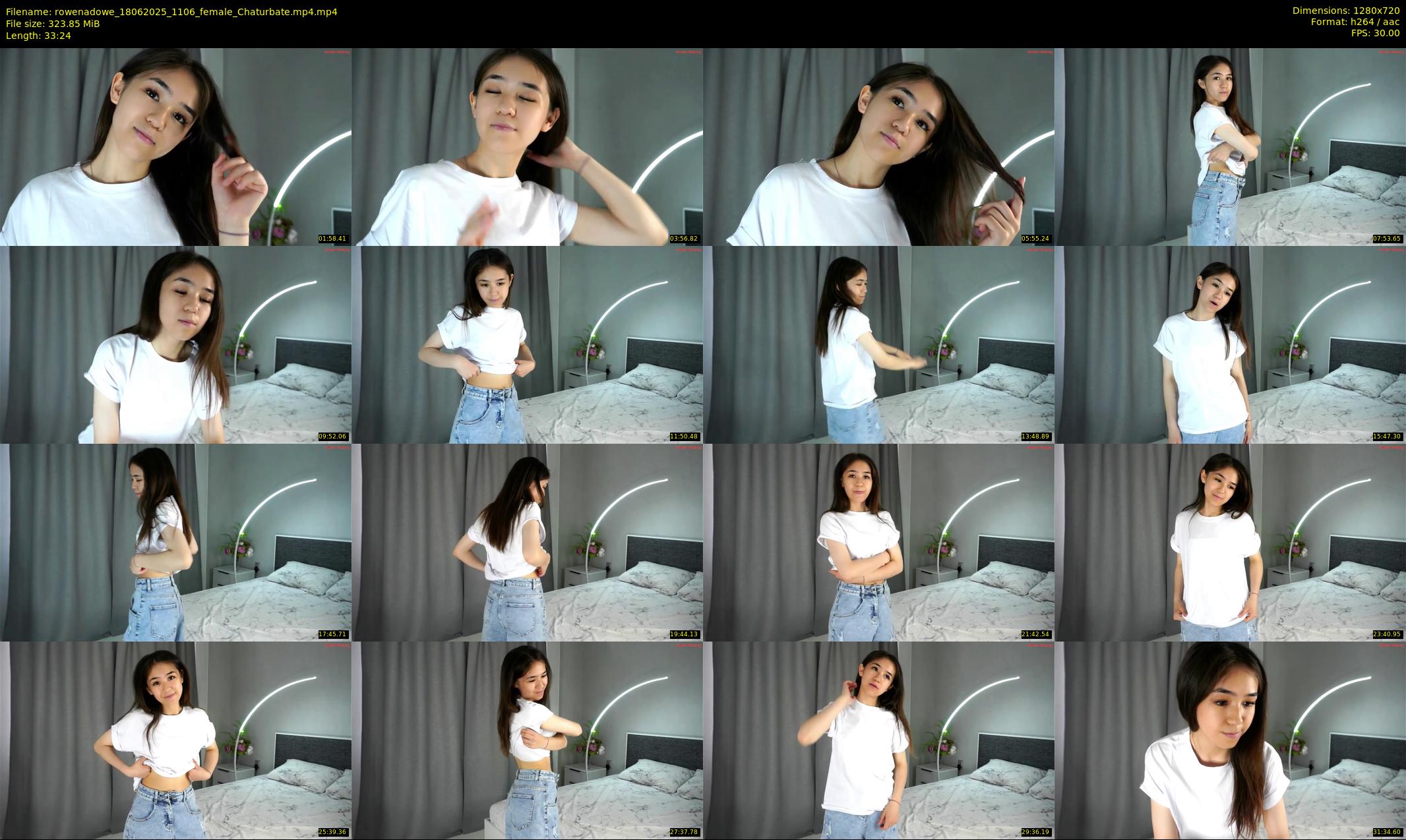 rowenadowe — 34 minute Chaturbate female cam show recording, 720p, Jun 18, 2025
