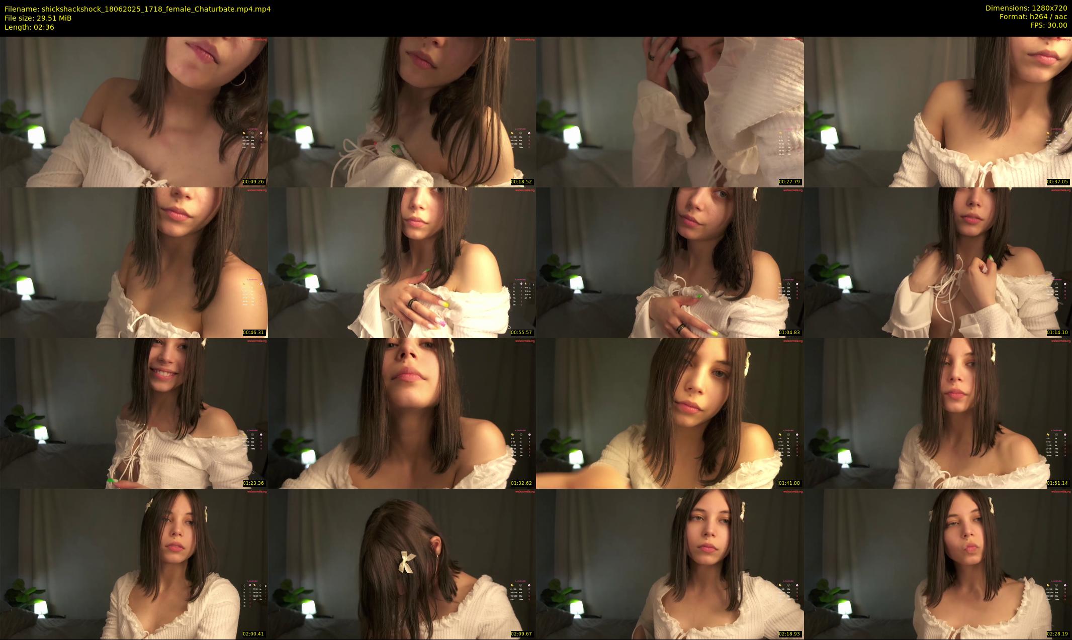 shickshackshock — 3 minute Chaturbate female cam show recording, 720p, Jun 18, 2025