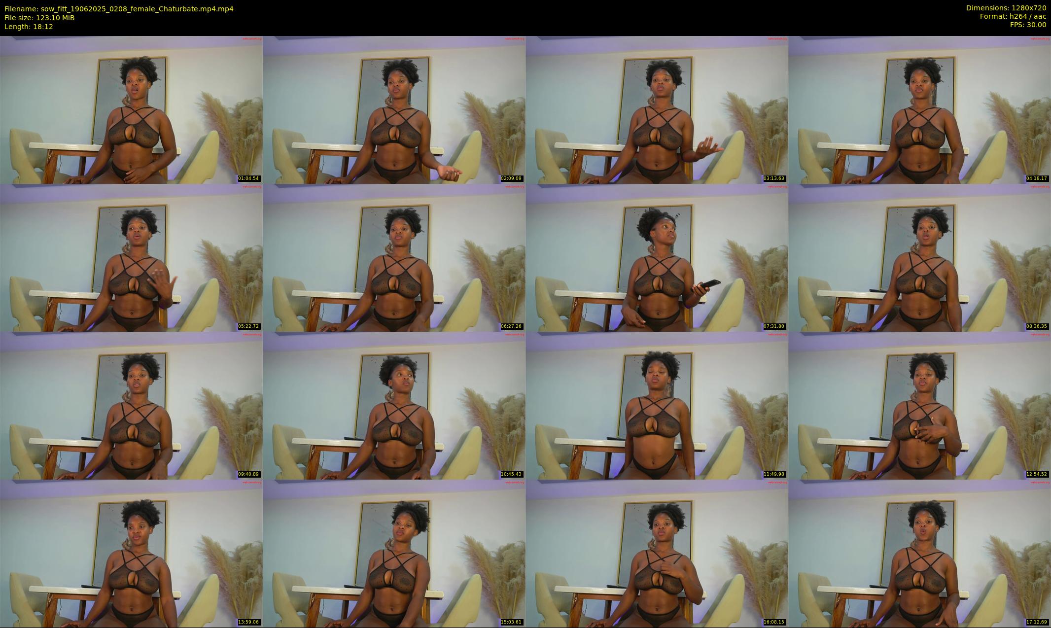sow_fitt — 19 minute Chaturbate female cam show recording, 720p, Jun 19, 2025