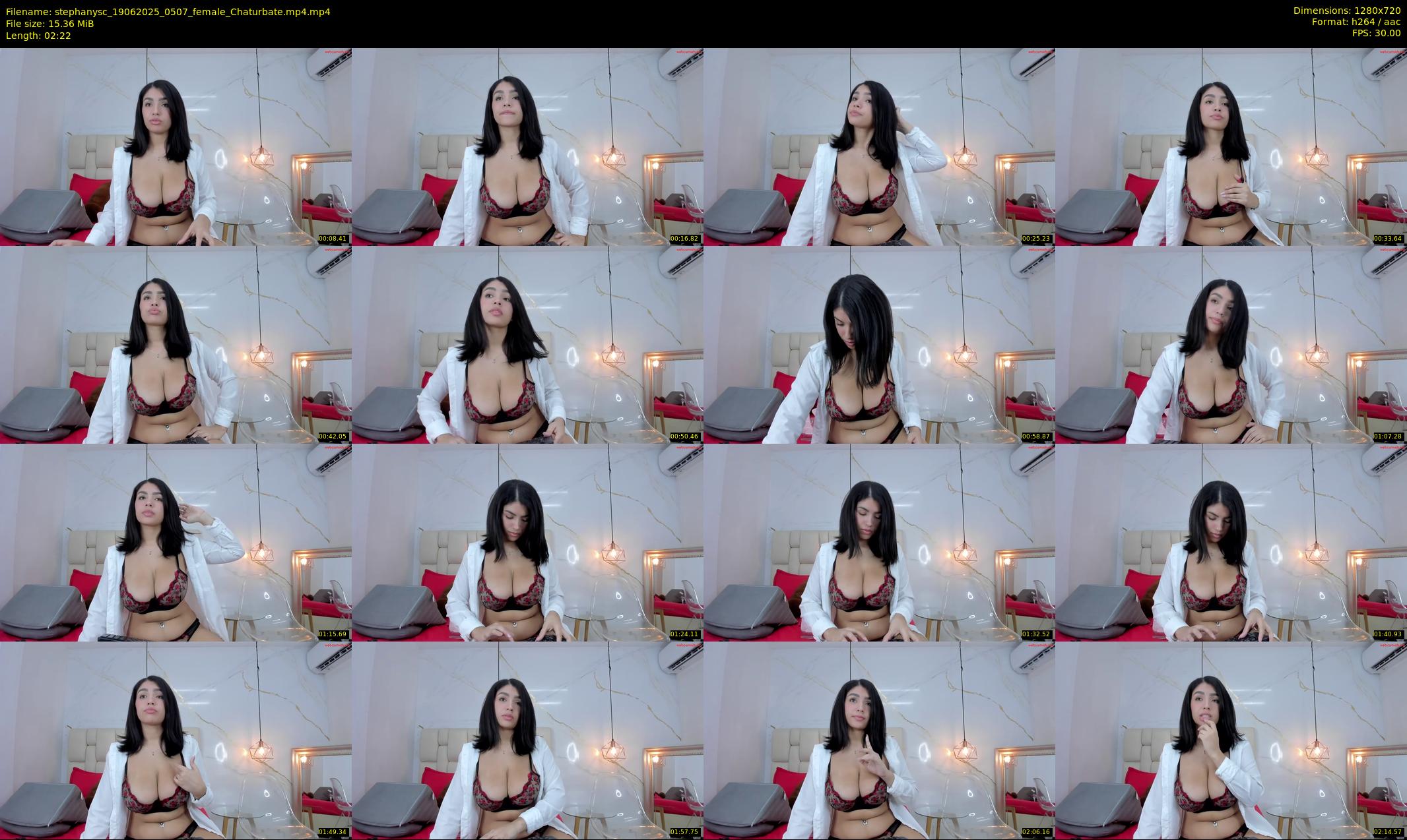 stephanysc — 3 minute Chaturbate female cam show recording, 720p, Jun 19, 2025