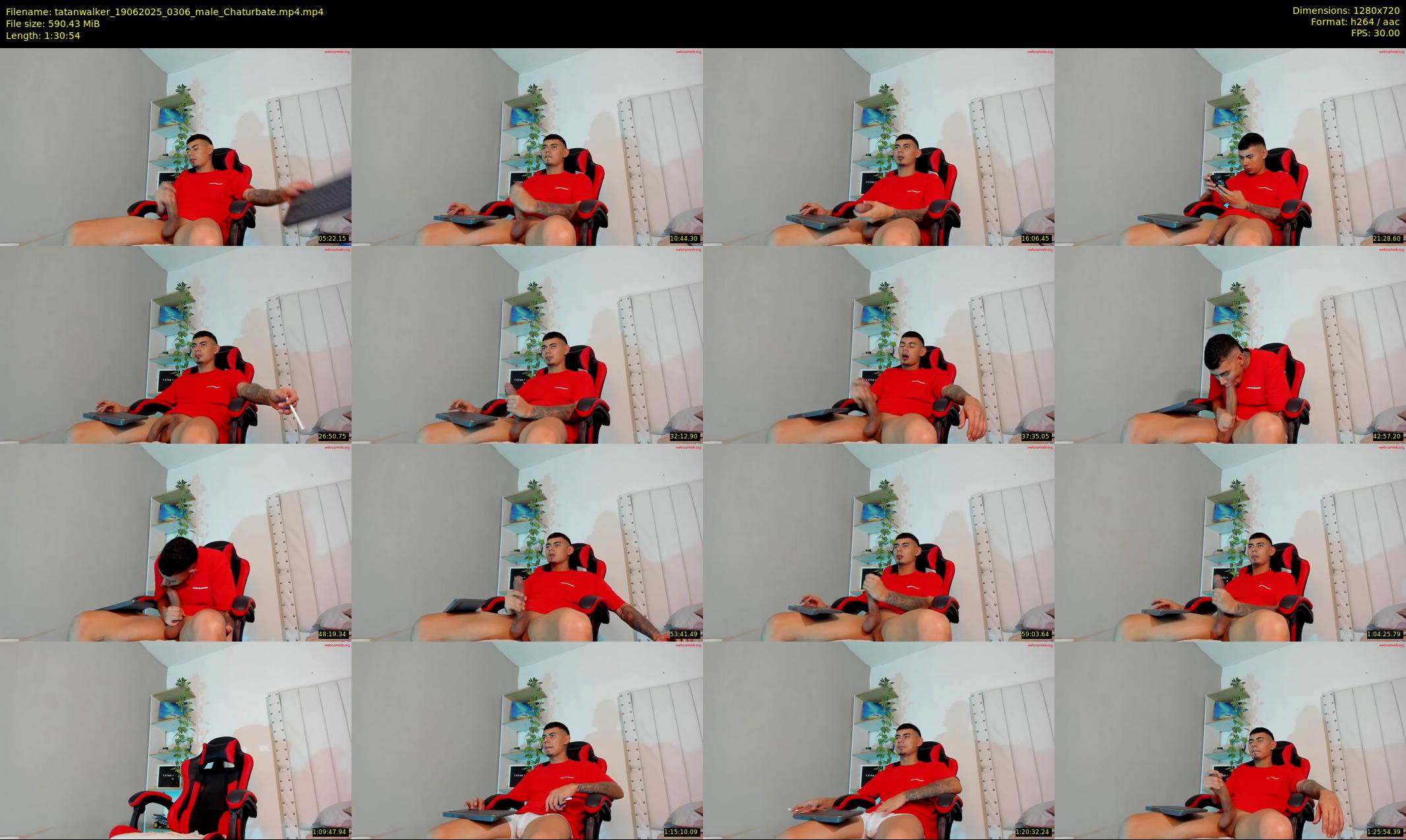 tatanwalker — 91 minute Chaturbate male cam show recording, 720p, Jun 19, 2025
