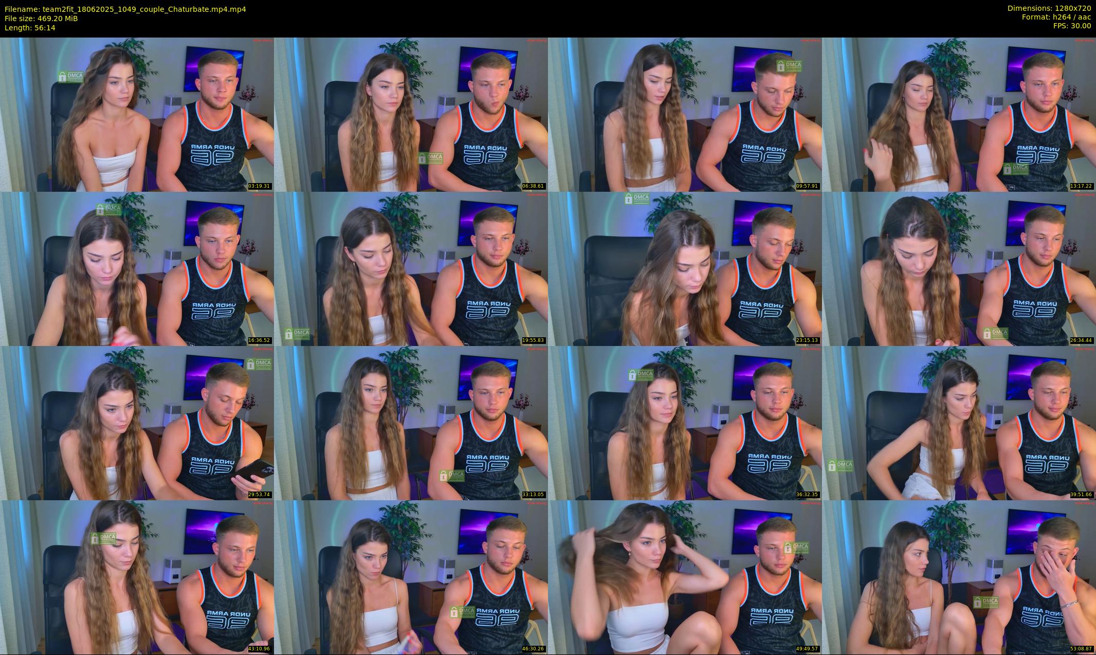 team2fit — 57 minute Chaturbate couple cam show recording, 720p, Jun 18, 2025