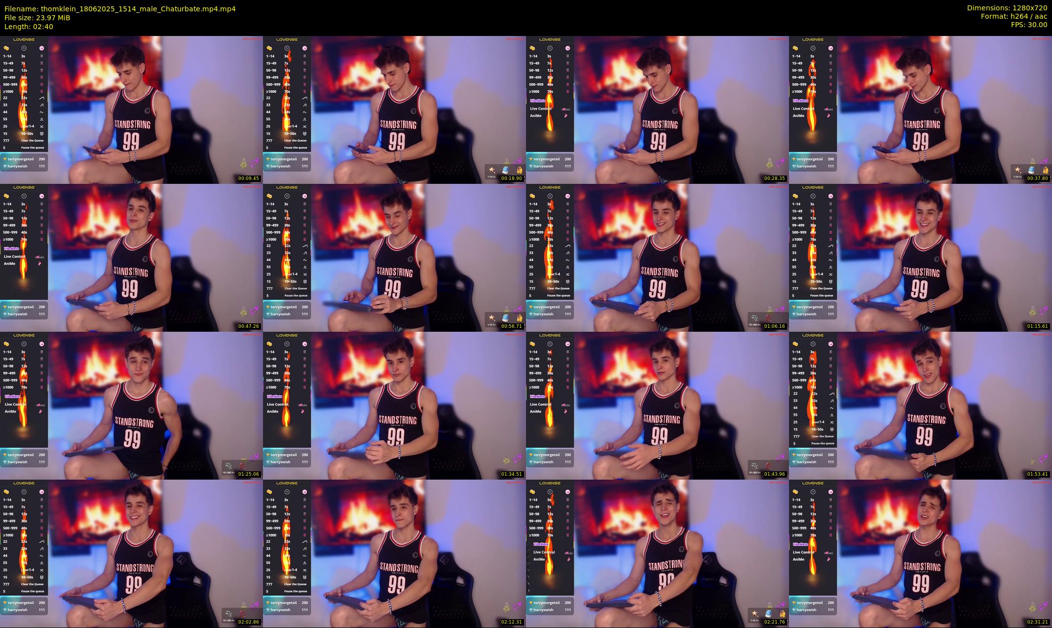 thomklein — 3 minute Chaturbate male cam show recording, 720p, Jun 18, 2025