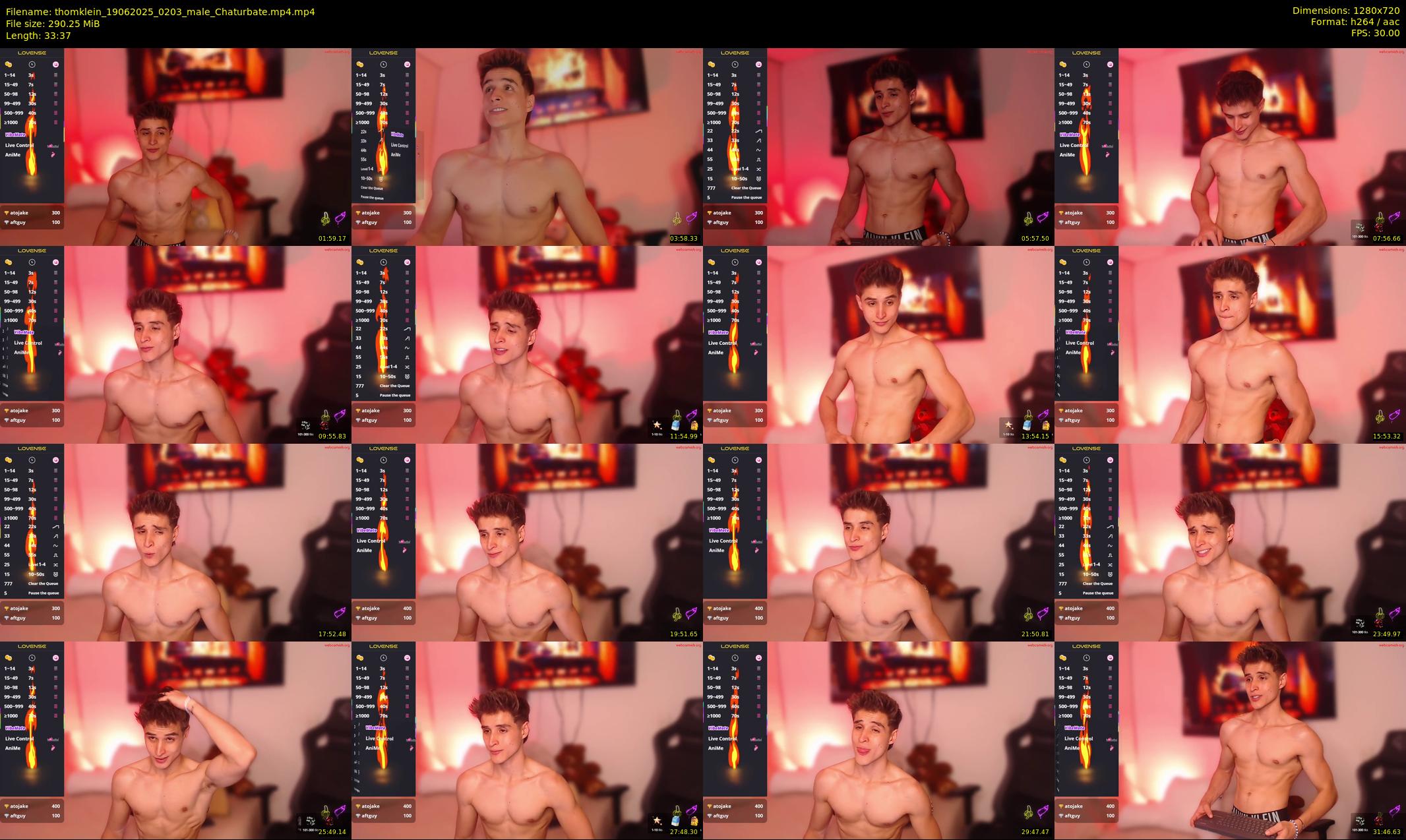 thomklein — 34 minute Chaturbate male cam show recording, 720p, Jun 19, 2025