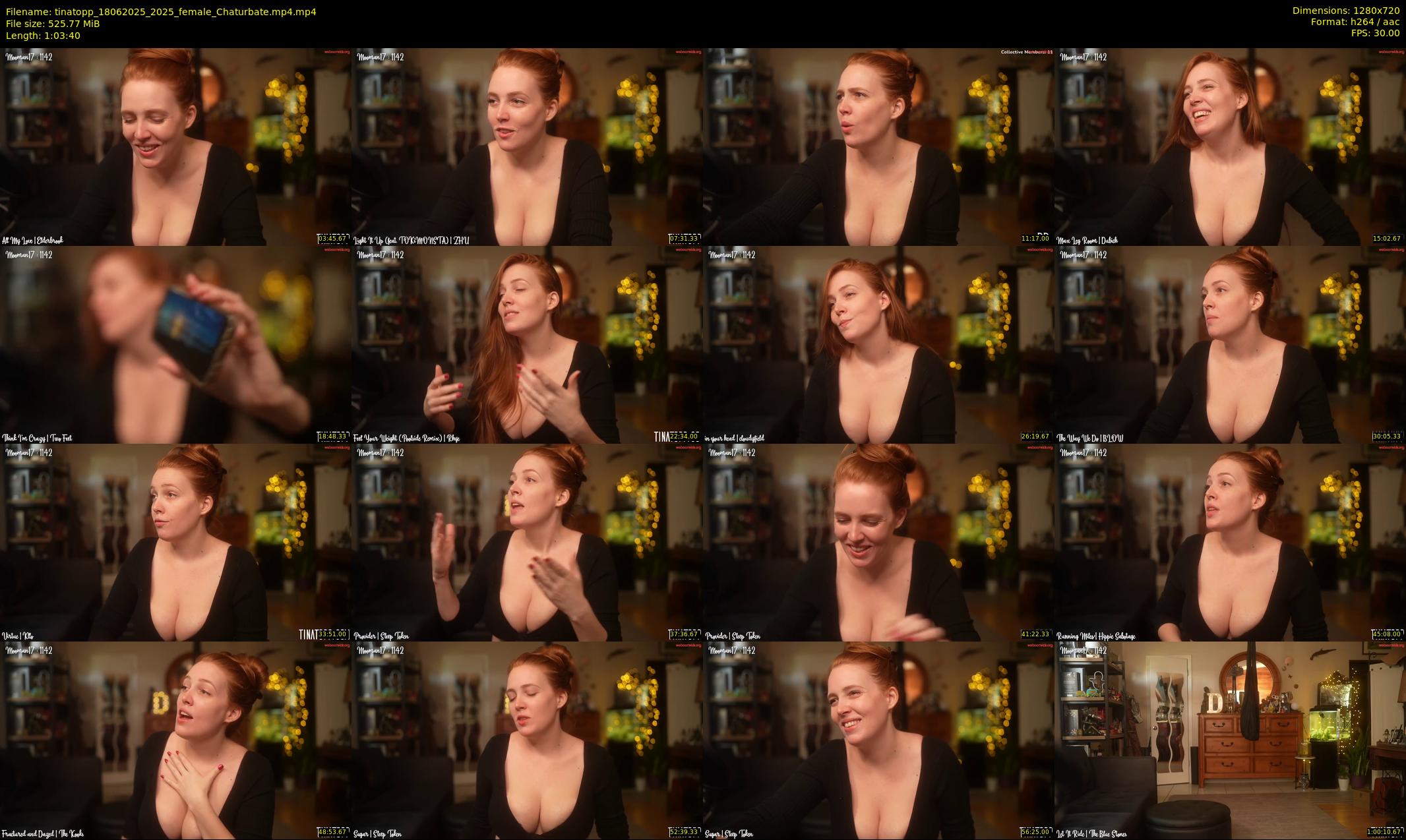 tinatopp — 64 minute Chaturbate female cam show recording, 720p, Jun 18, 2025
