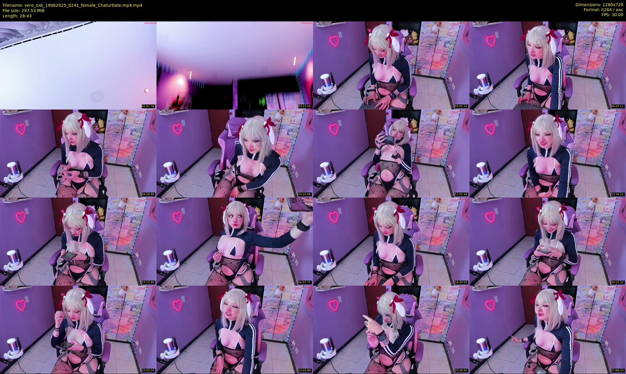 vero_osb — 29 minute Chaturbate female cam show recording, 720p, Jun 19, 2025