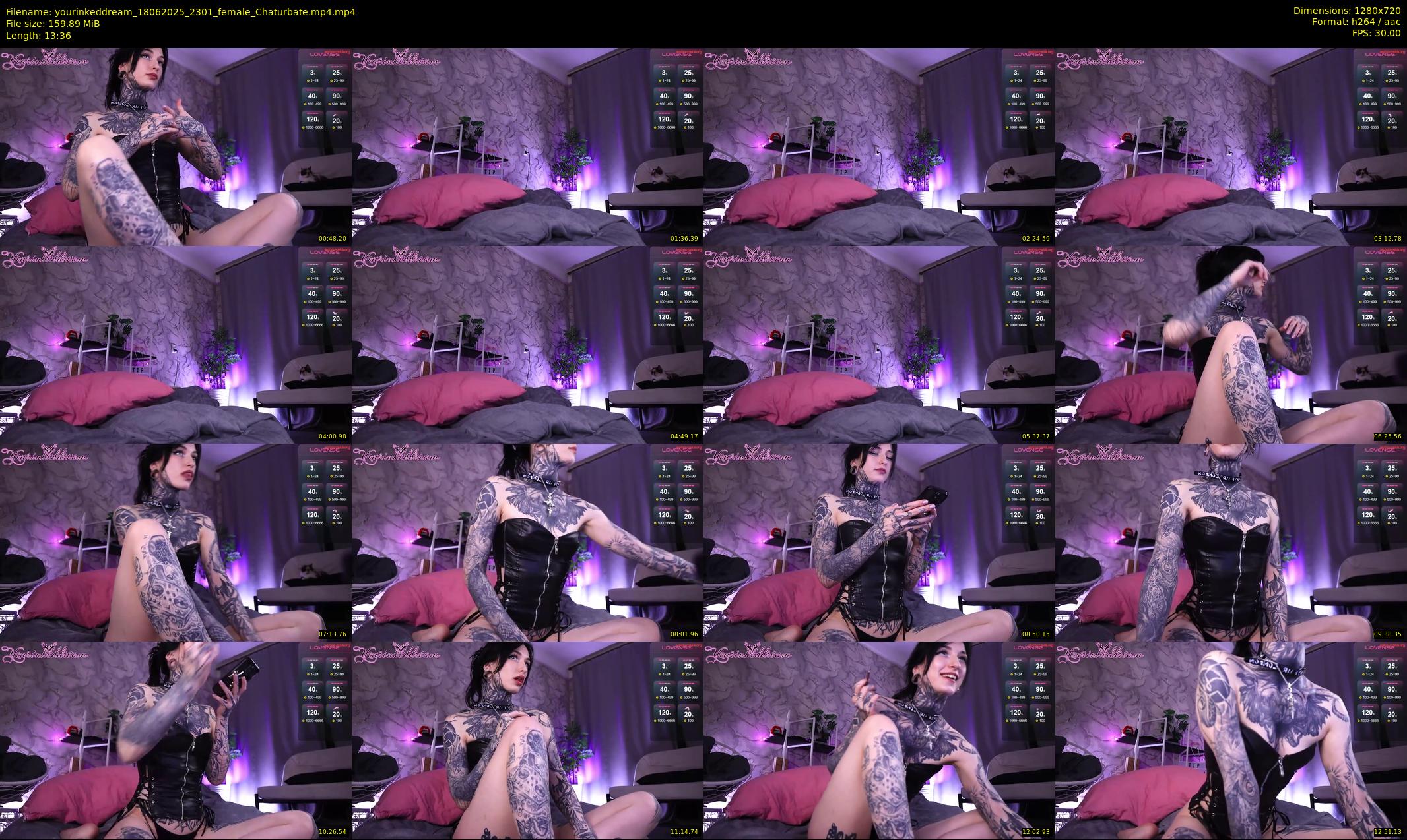 yourinkeddream — 14 minute Chaturbate couple cam show recording, 720p, Jun 18, 2025