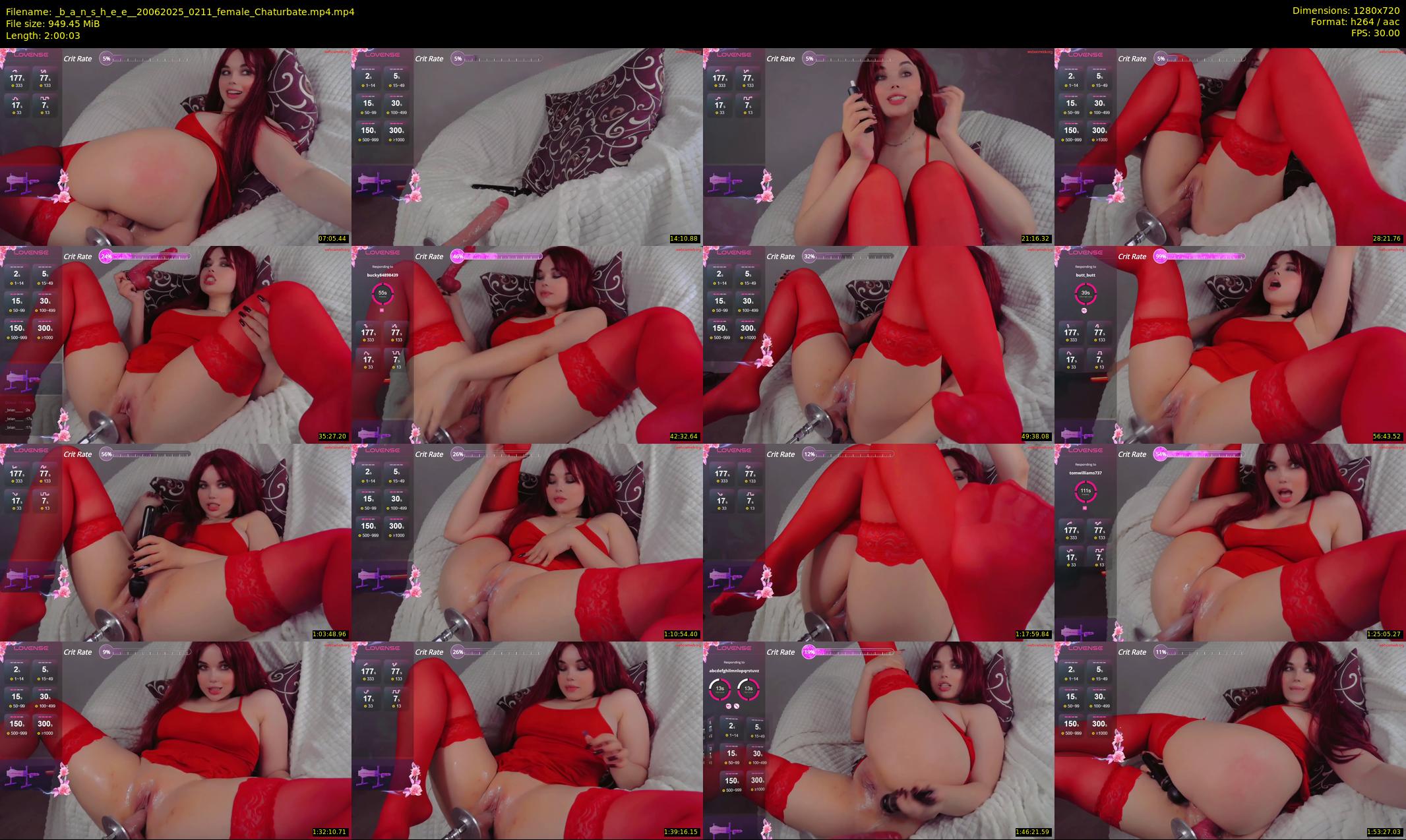 _b_a_n_s_h_e_e_ — 121 minute Chaturbate female cam show recording, 720p, Jun 20, 2025