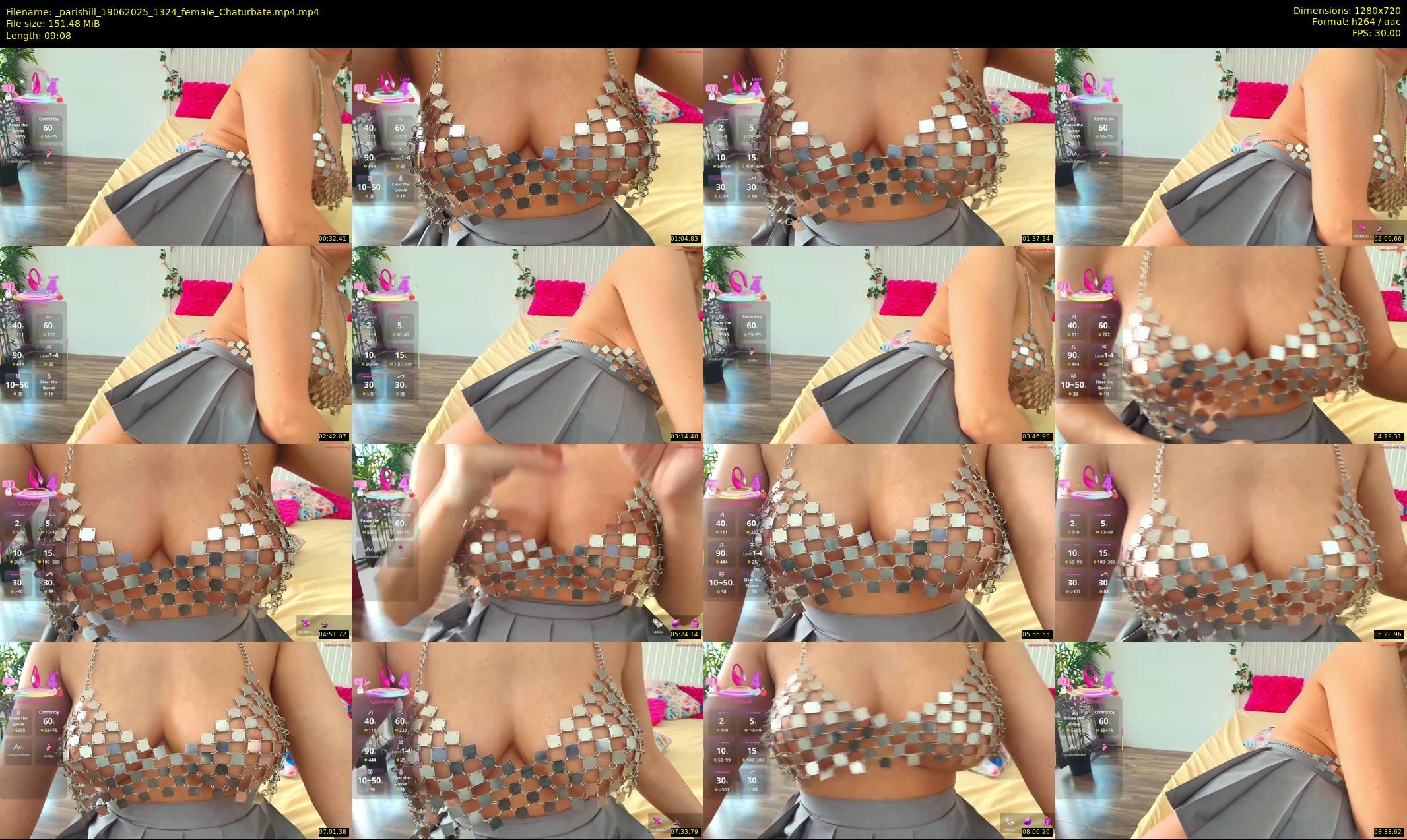 _parishill — 10 minute Chaturbate female cam show recording, 720p, Jun 19, 2025