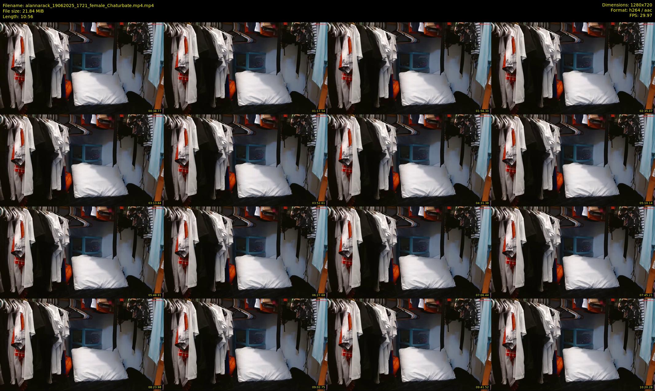 alannarack — 11 minute Chaturbate female cam show recording, 720p, Jun 19, 2025