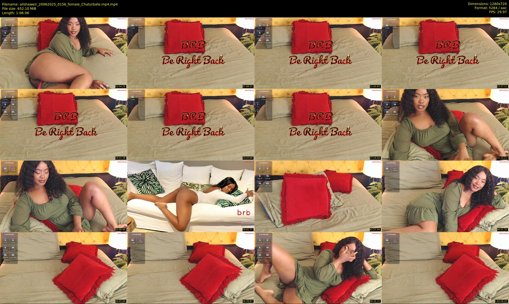 alishaweir — 67 minute Chaturbate female cam show recording, 720p, Jun 20, 2025
