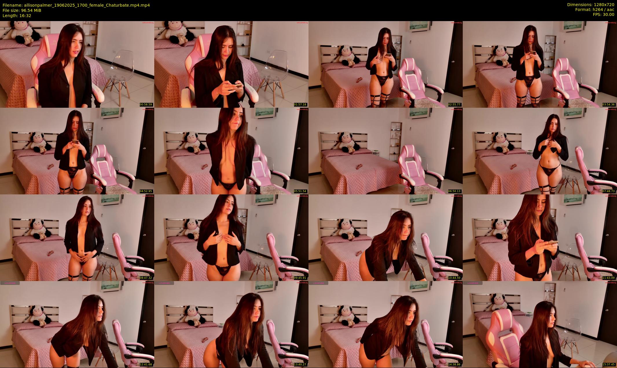 allisonpalmer — 17 minute Chaturbate female cam show recording, 720p, Jun 19, 2025