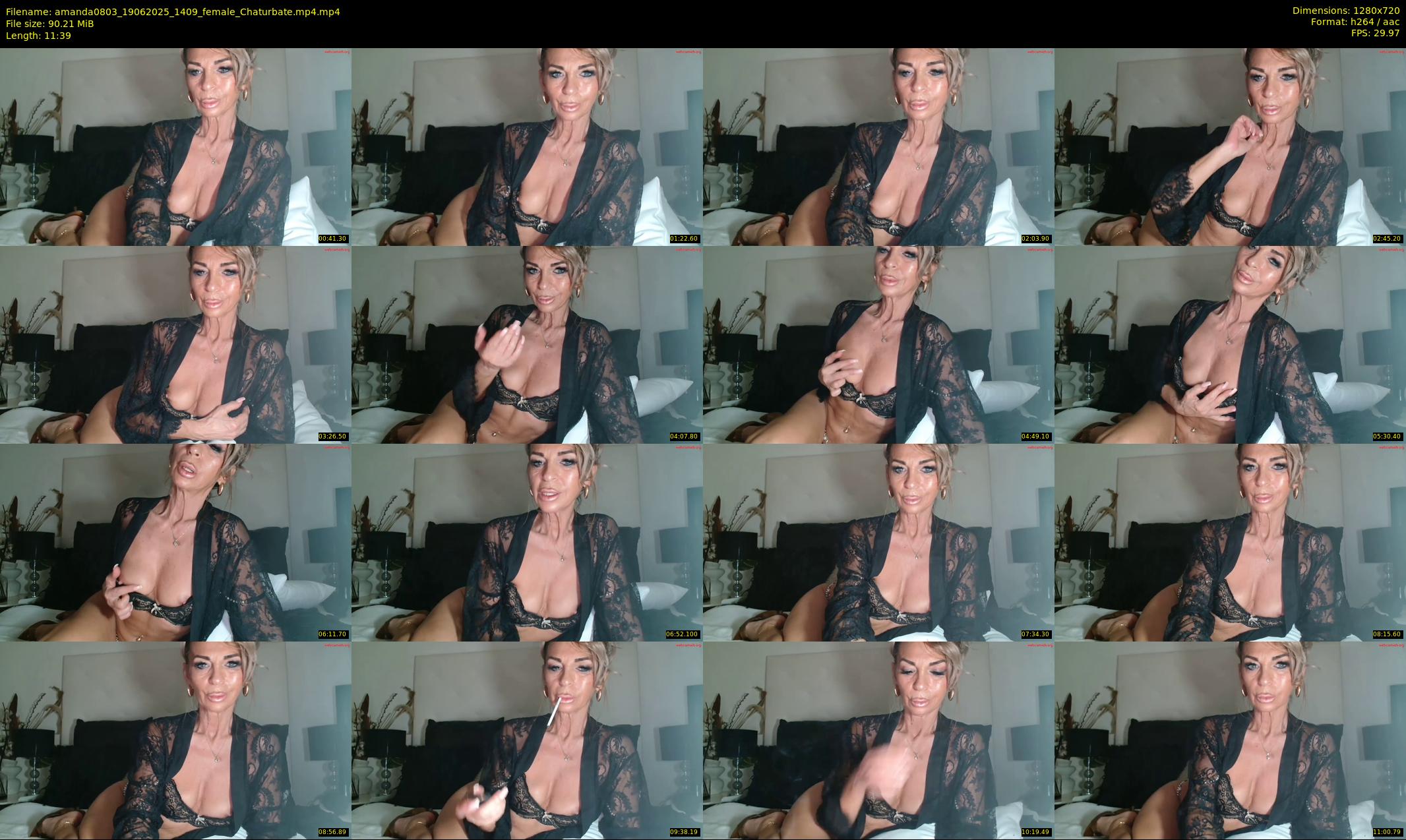 amanda0803 — 12 minute Chaturbate female cam show recording, 720p, Jun 19, 2025