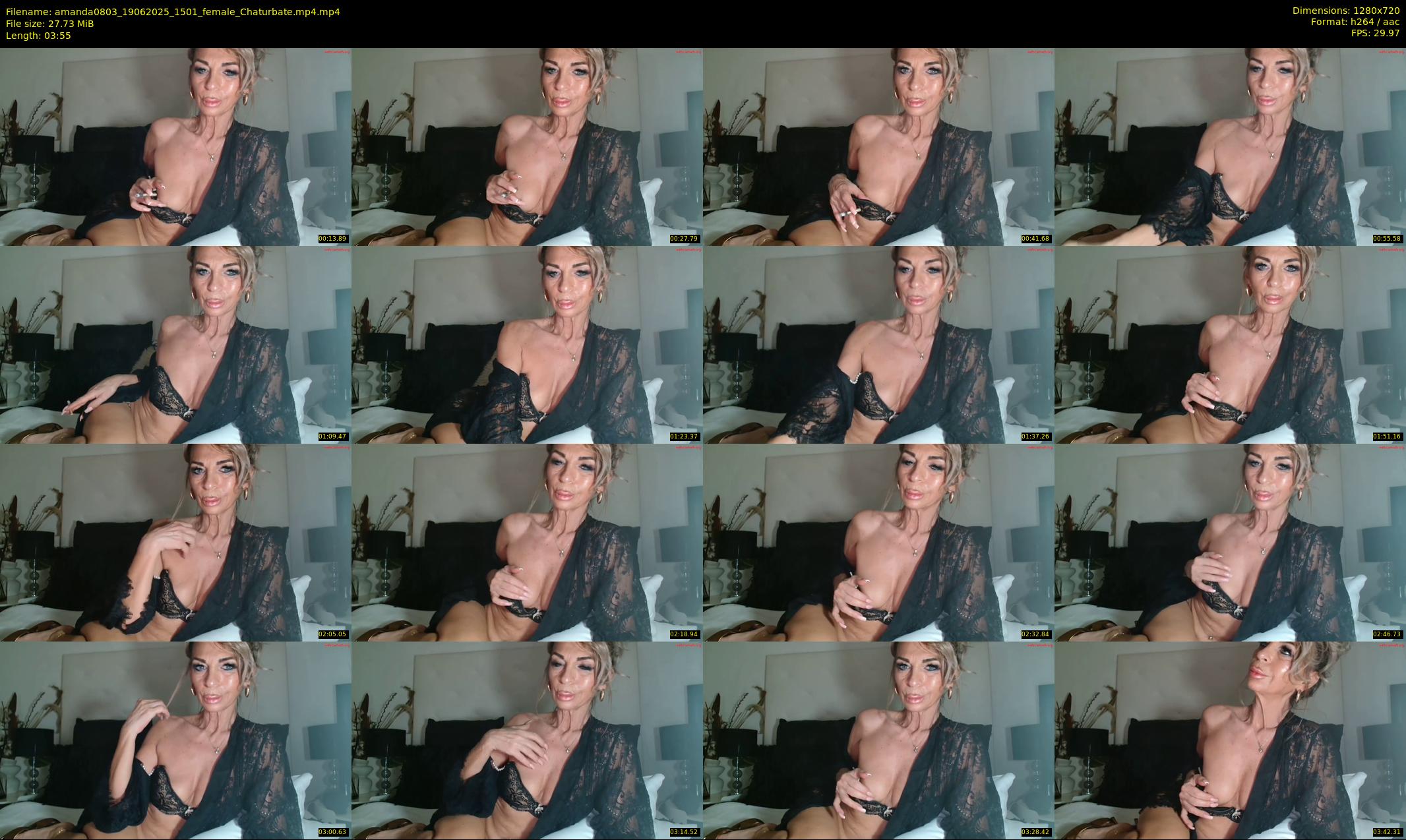 amanda0803 — 4 minute Chaturbate female cam show recording, 720p, Jun 19, 2025