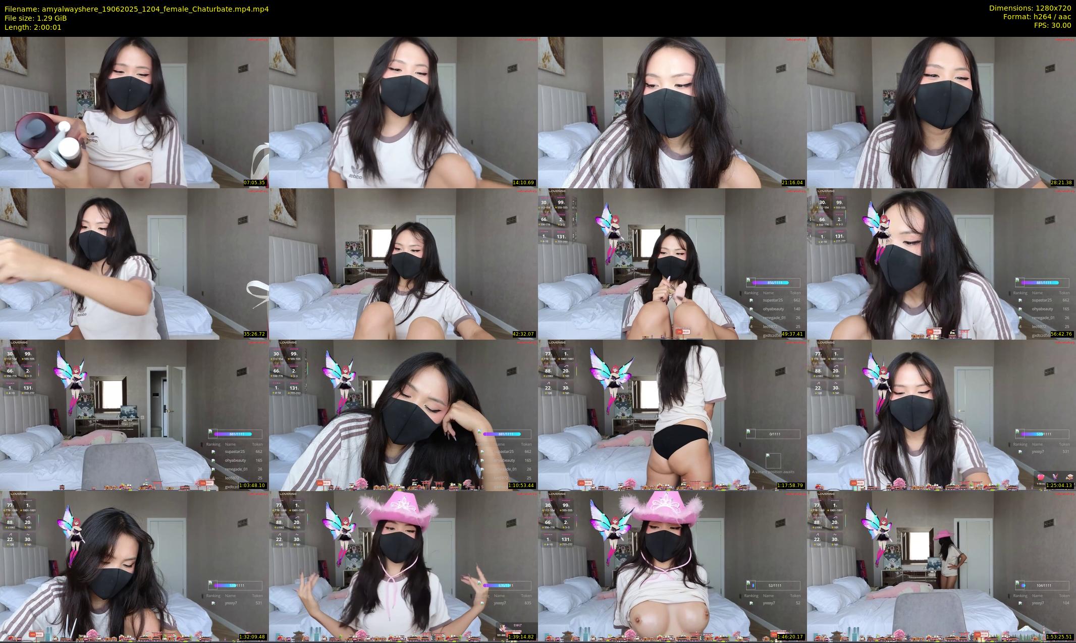 amyalwayshere — 121 minute Chaturbate female cam show recording, 720p, Jun 19, 2025