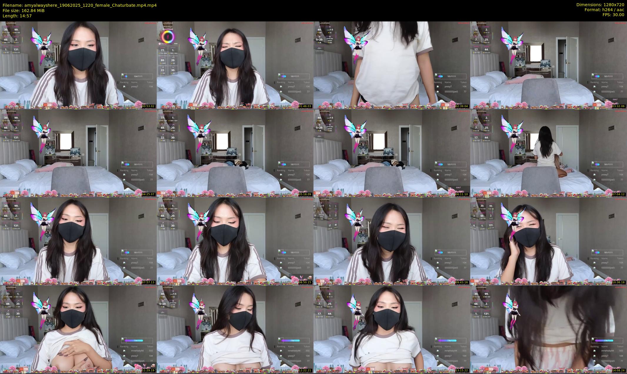 amyalwayshere — 15 minute Chaturbate female cam show recording, 720p, Jun 19, 2025