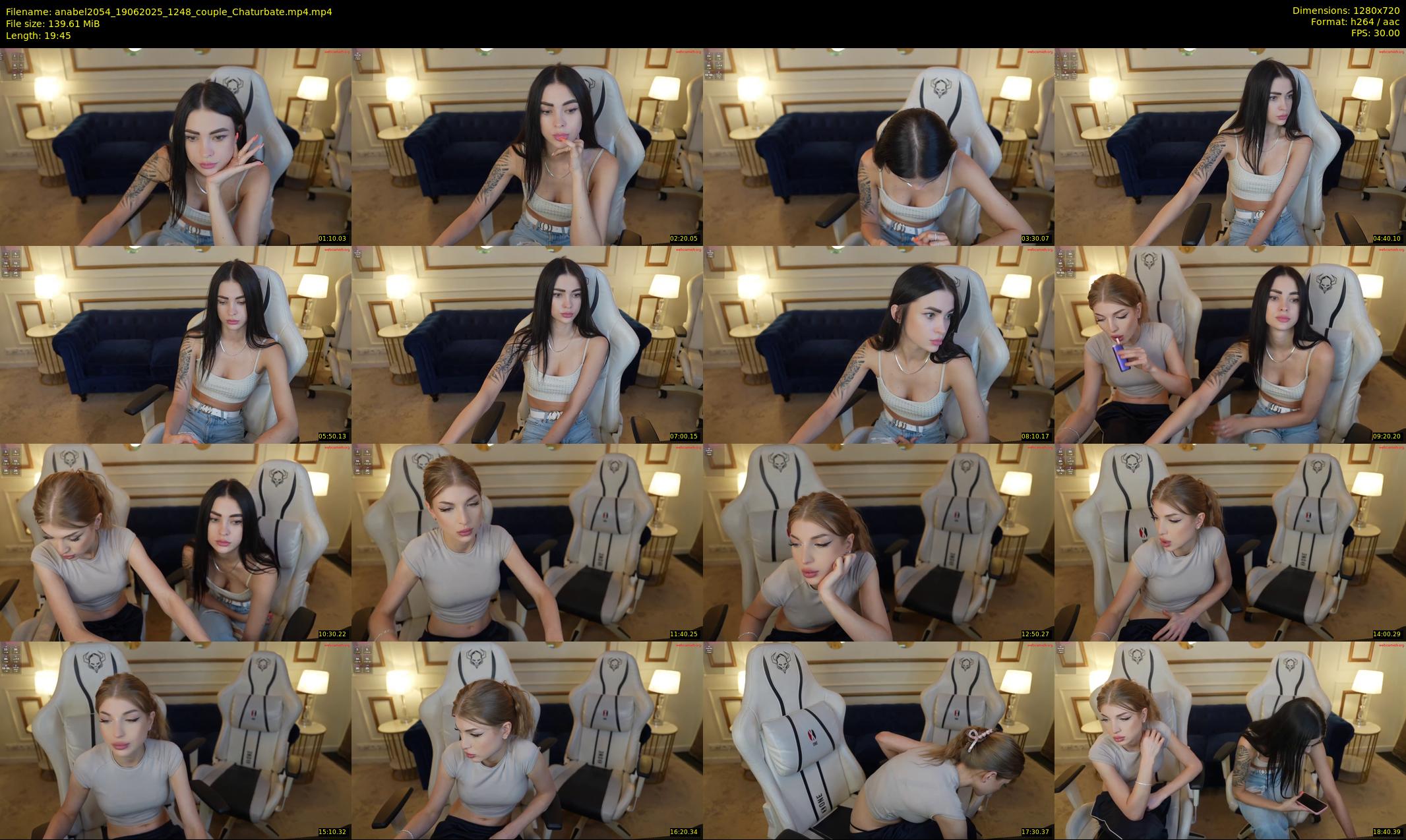 anabel2054 — 20 minute Chaturbate female cam show recording, 720p, Jun 19, 2025