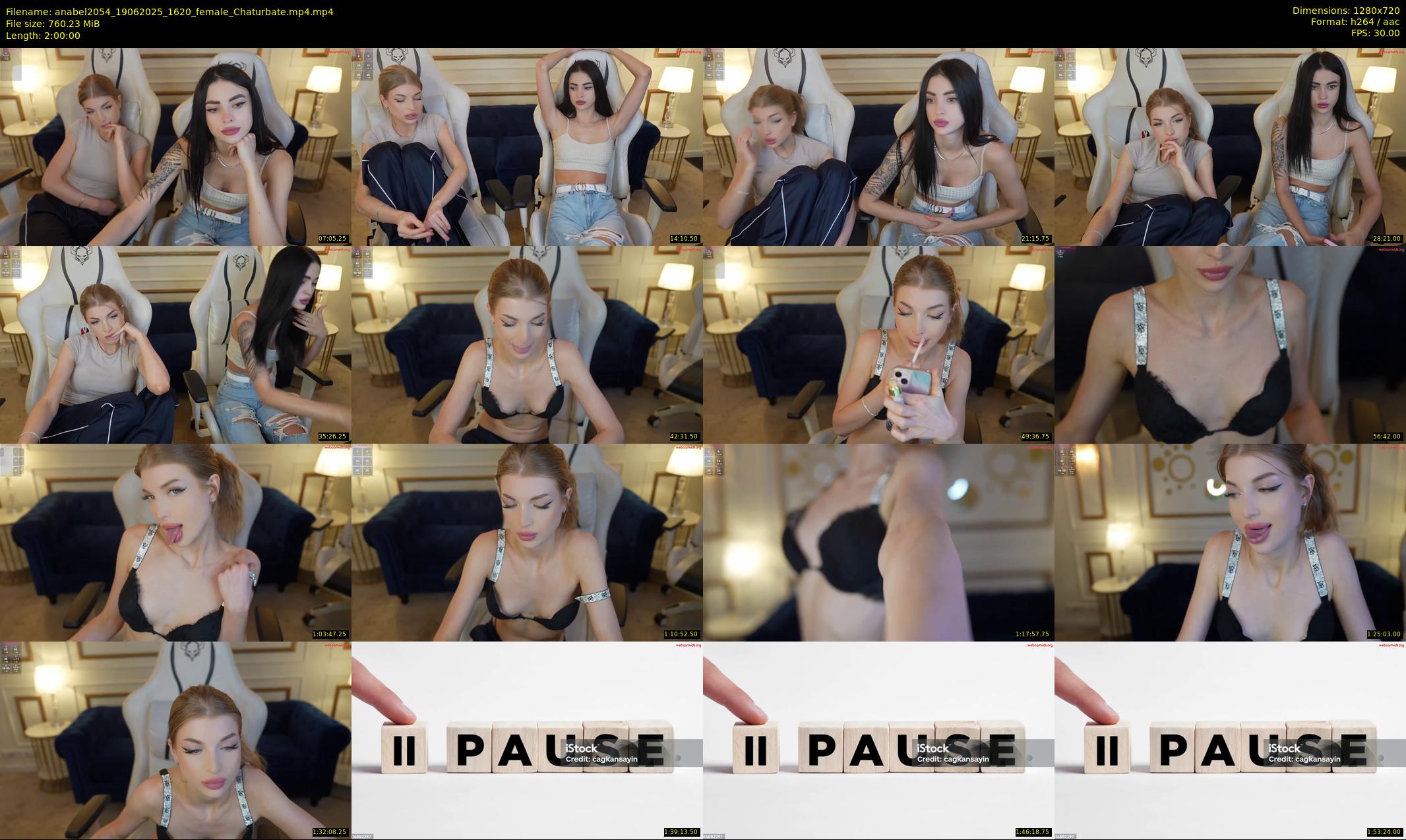 anabel2054 — 120 minute Chaturbate female cam show recording, 720p, Jun 19, 2025