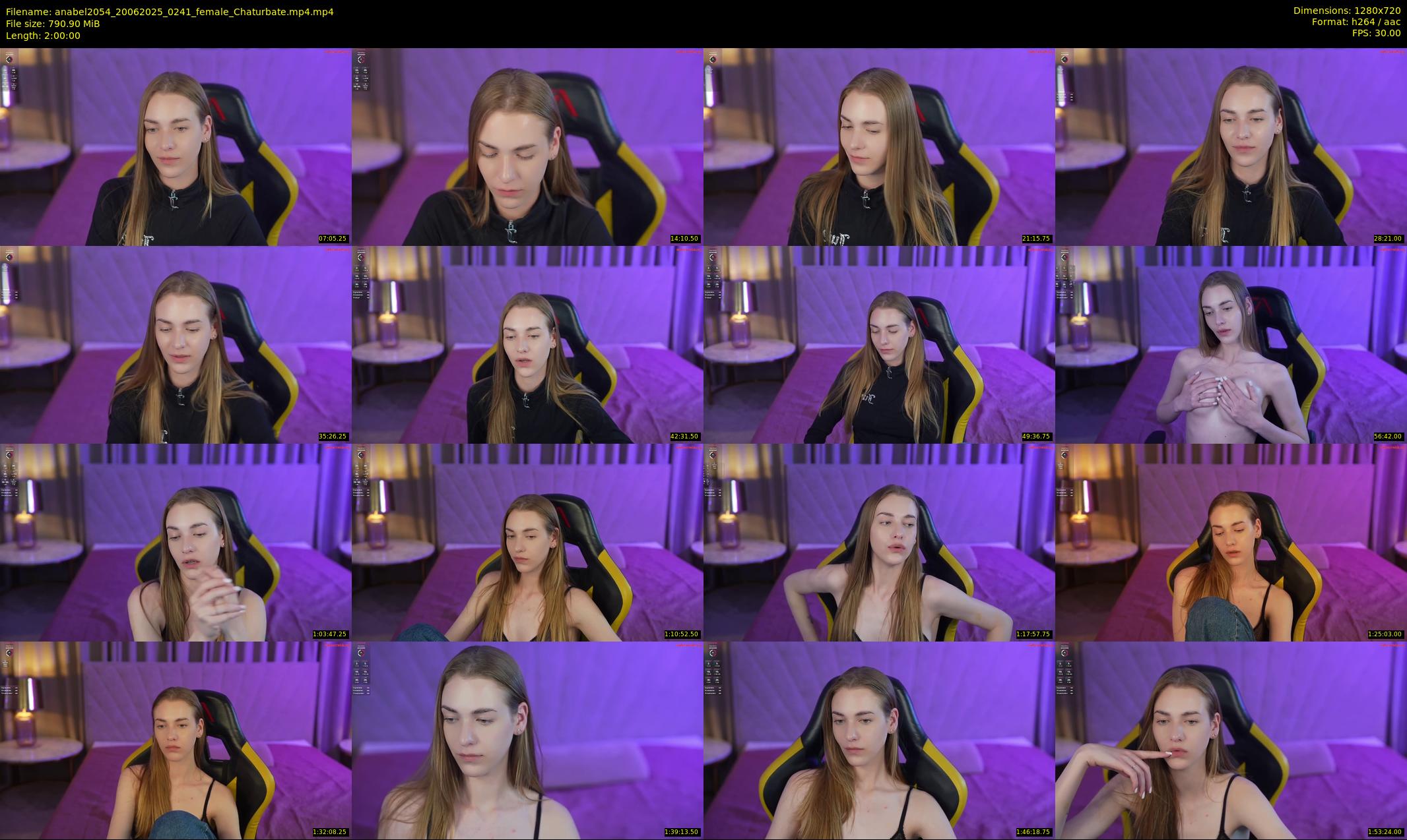 anabel2054 — 120 minute Chaturbate female cam show recording, 720p, Jun 20, 2025