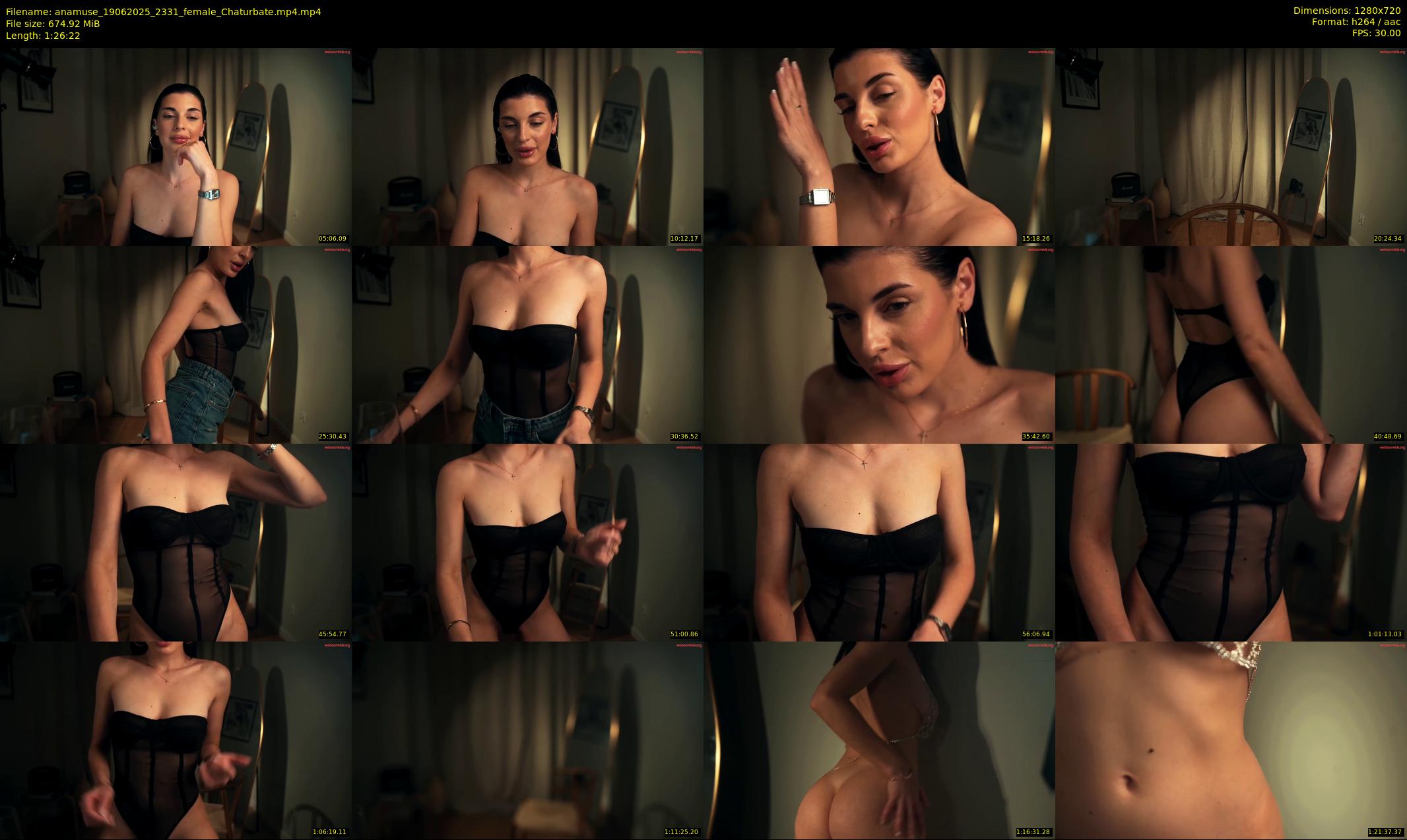 anamuse — 87 minute Chaturbate female cam show recording, 720p, Jun 19, 2025