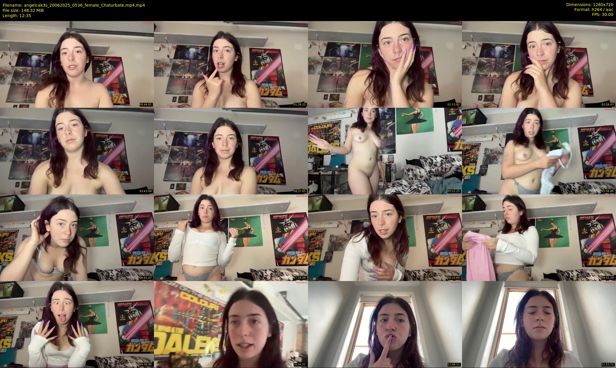 angelcak3s — 13 minute Chaturbate female cam show recording, 720p, Jun 20, 2025