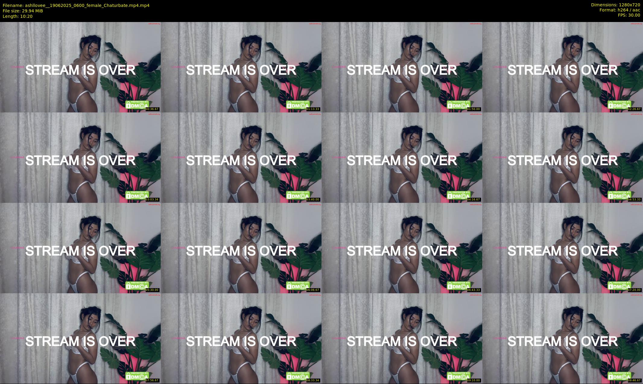 ashllovee_ — 11 minute Chaturbate female cam show recording, 720p, Jun 19, 2025