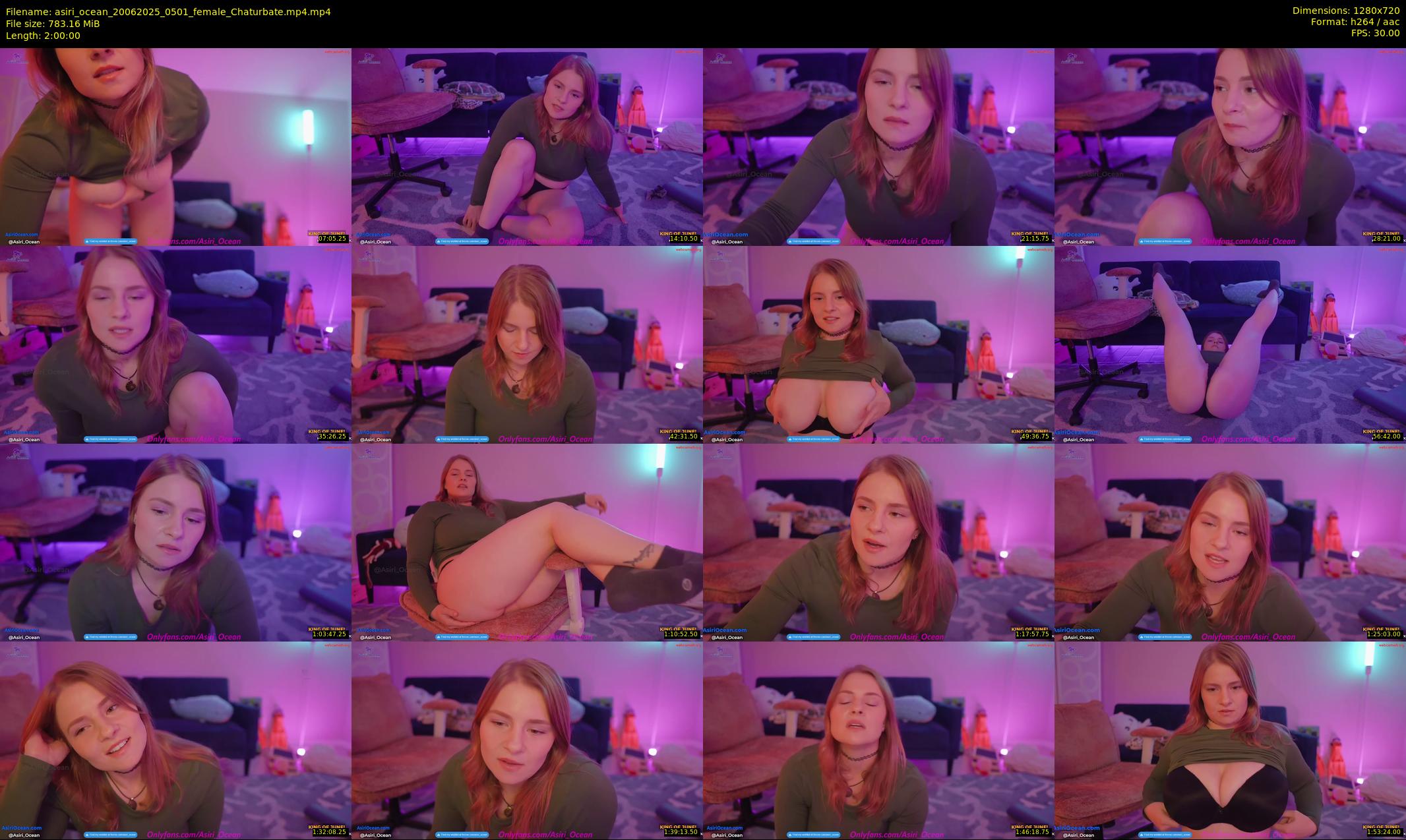 asiri_ocean — 120 minute Chaturbate female cam show recording, 720p, Jun 20, 2025