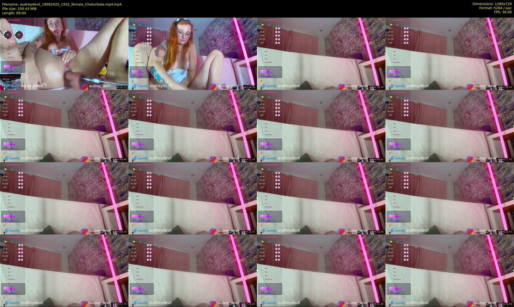 audreydevil — 10 minute Chaturbate female cam show recording, 720p, Jun 19, 2025