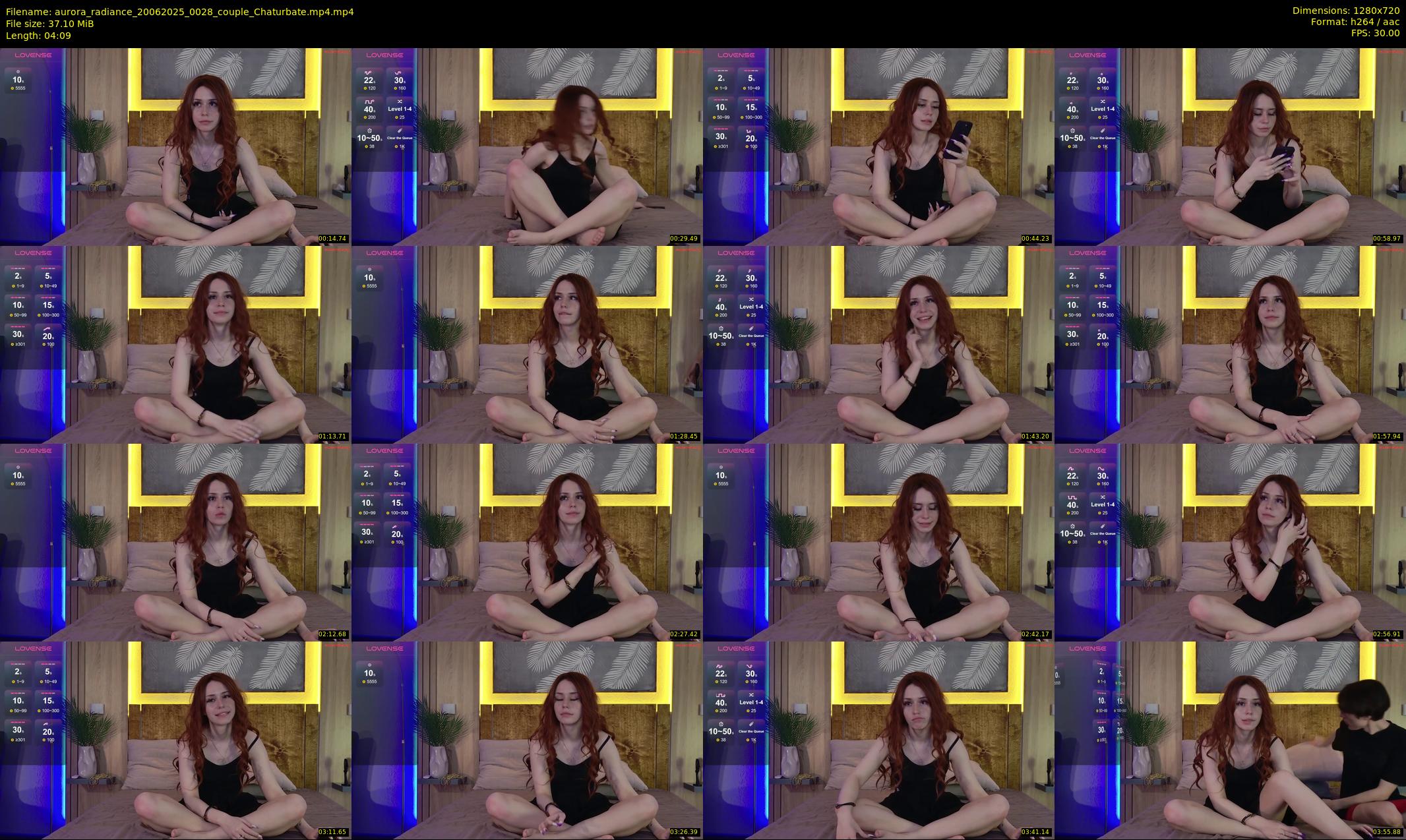 aurora_radiance — 5 minute Chaturbate couple cam show recording, 720p, Jun 20, 2025