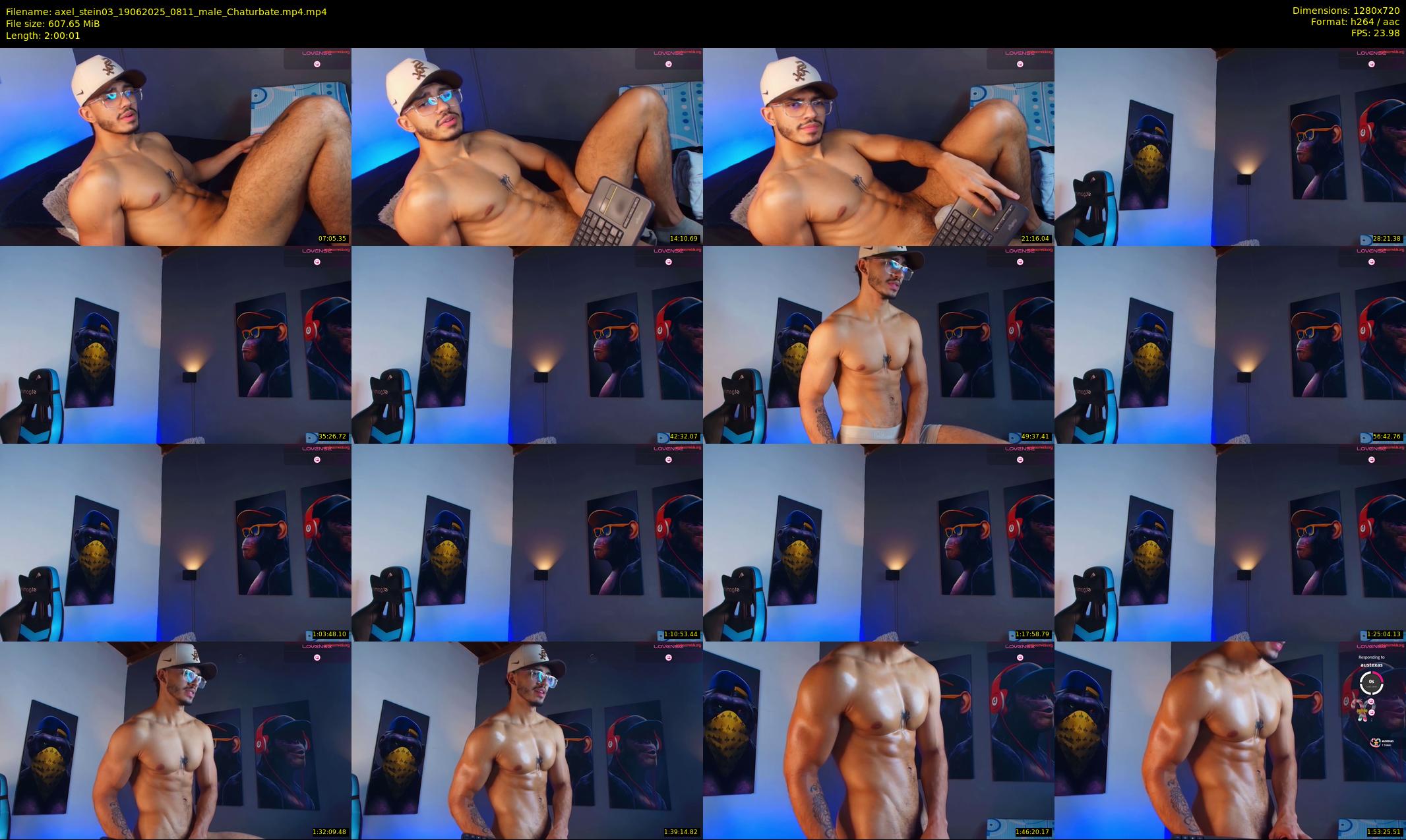 axel_stein03 — 121 minute Chaturbate male cam show recording, 720p, Jun 19, 2025