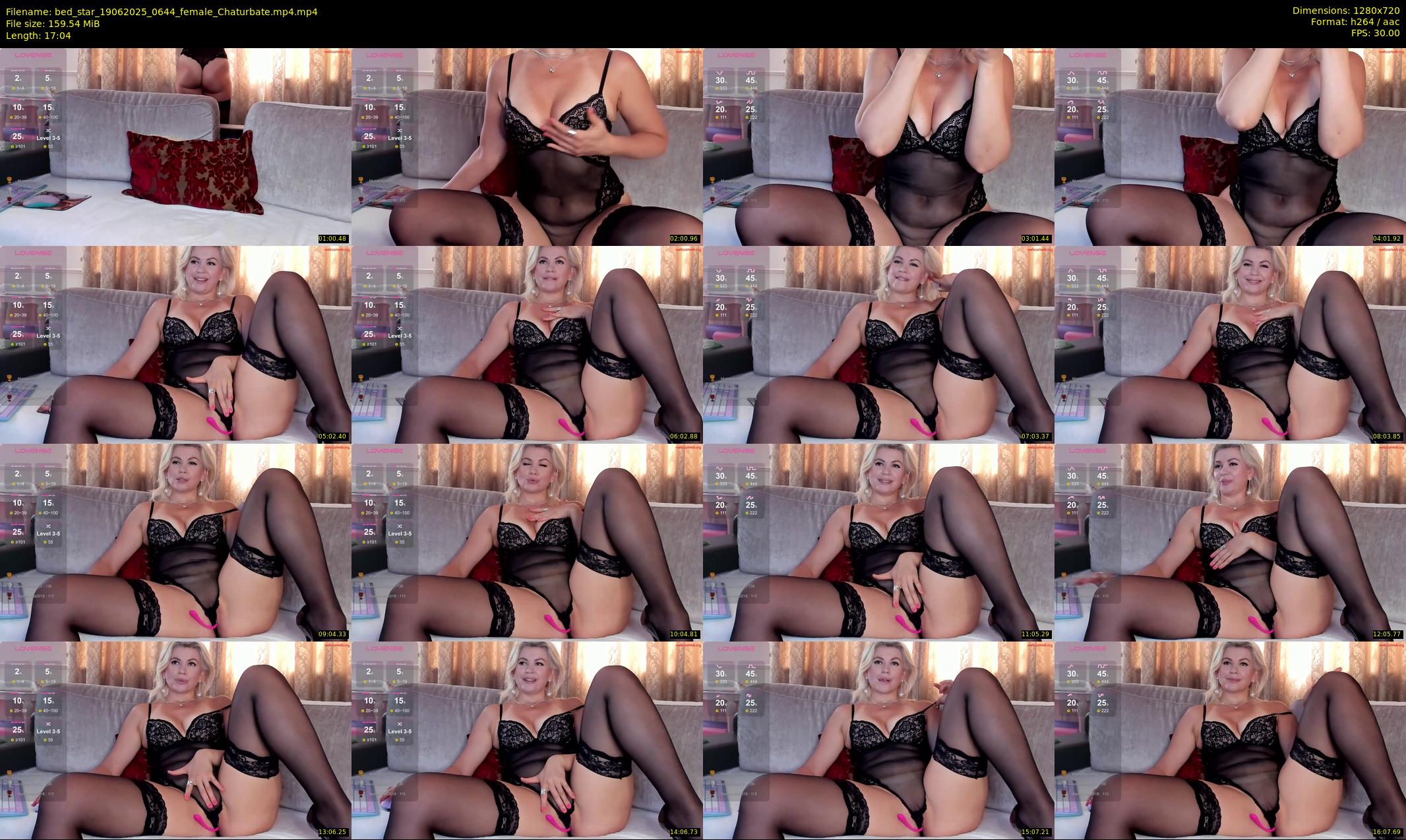 bed_star — 18 minute Chaturbate female cam show recording, 720p, Jun 19, 2025
