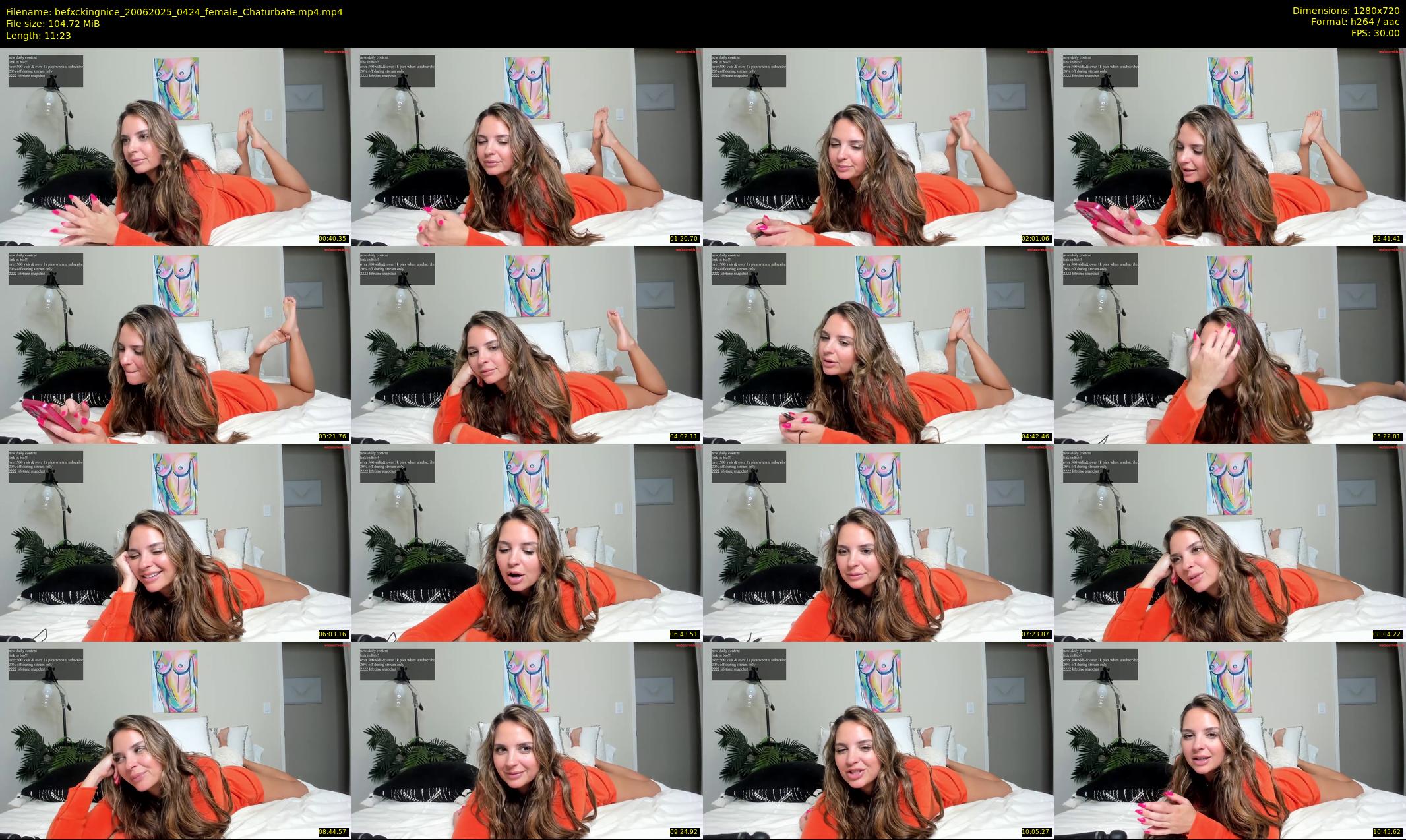 befxckingnice — 12 minute Chaturbate female cam show recording, 720p, Jun 20, 2025