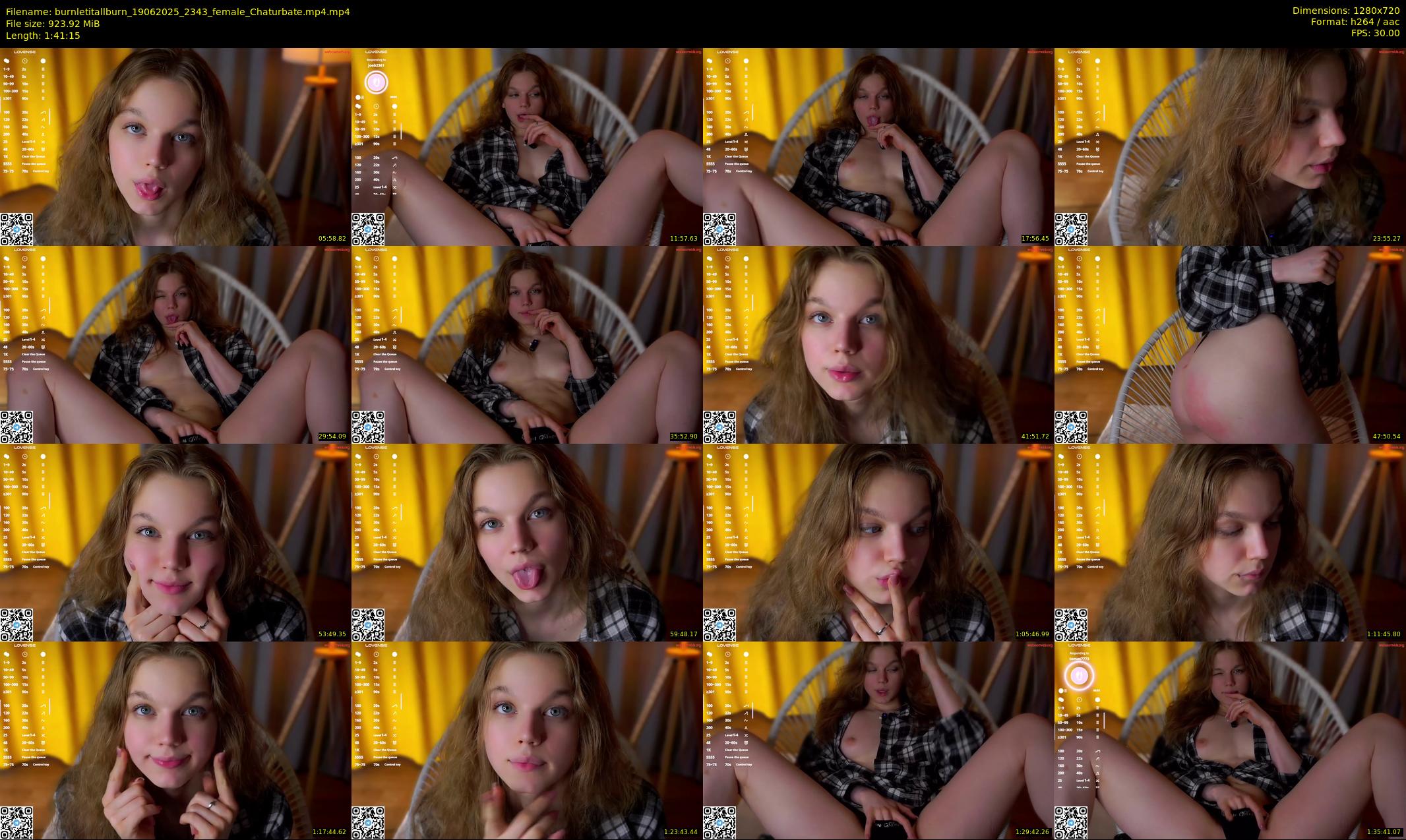 burnletitallburn — 102 minute Chaturbate female cam show recording, 720p, Jun 19, 2025
