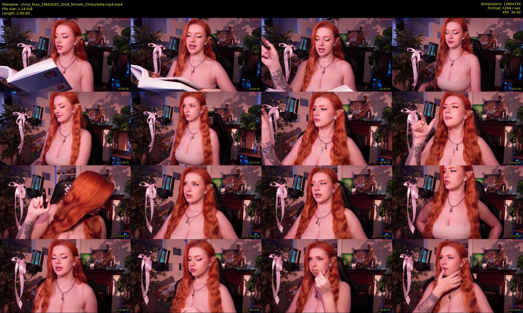 chriss_foxx — 120 minute Chaturbate female cam show recording, 720p, Jun 19, 2025