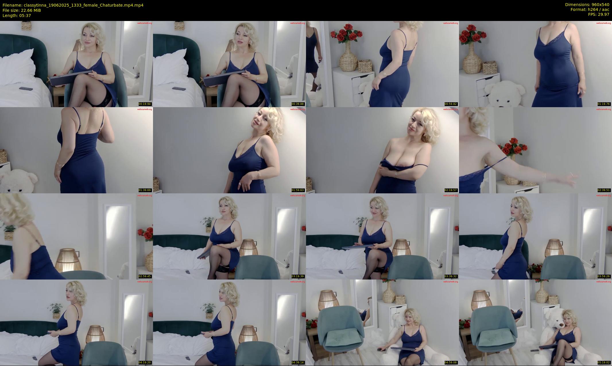 classytinna — 6 minute Chaturbate female cam show recording, 480p, Jun 19, 2025