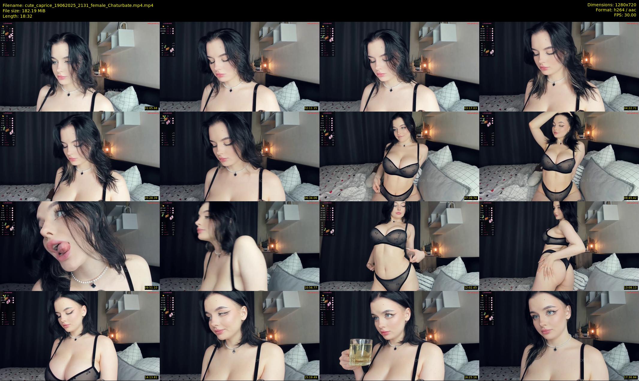 cute_caprice — 19 minute Chaturbate female cam show recording, 720p, Jun 19, 2025