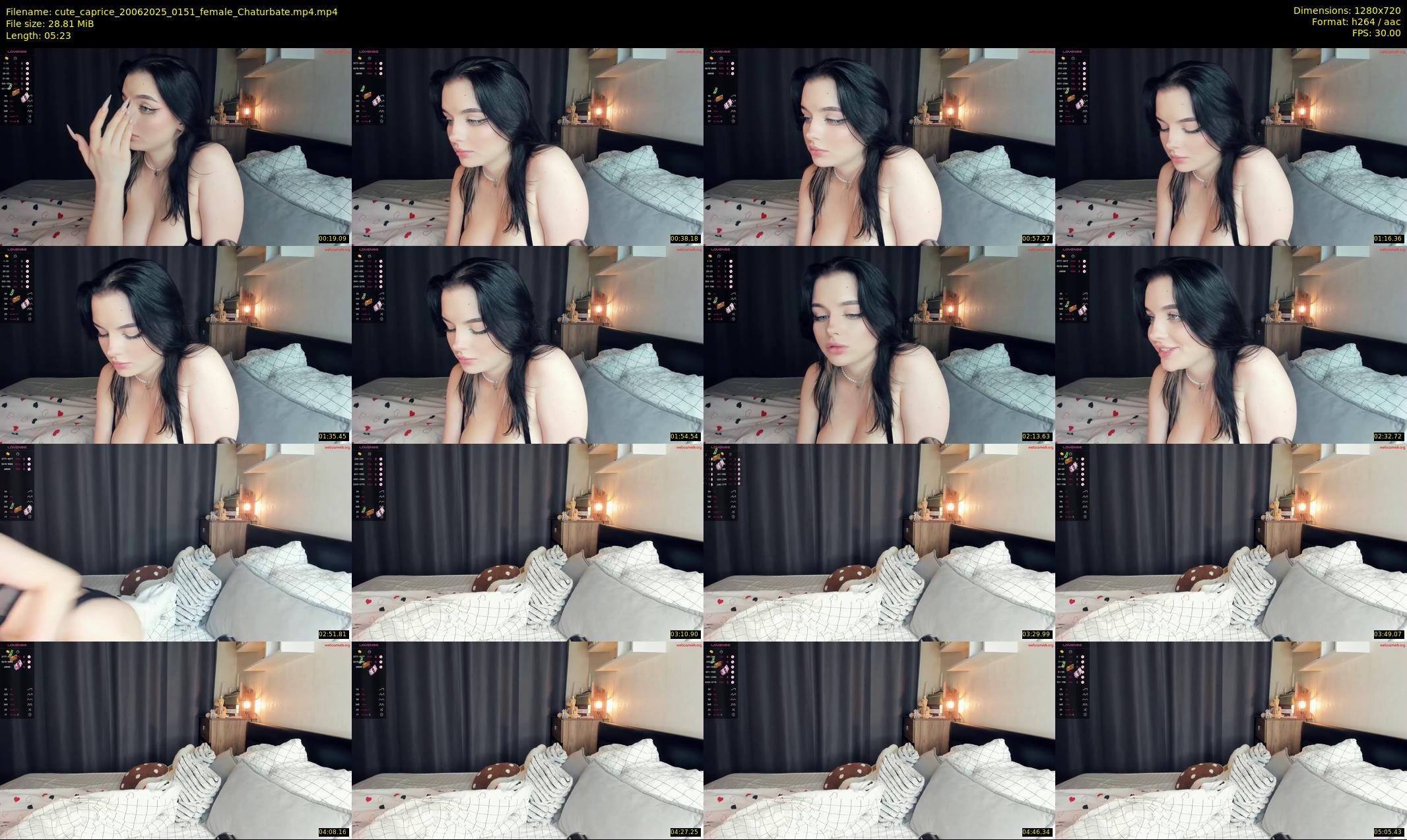 cute_caprice — 6 minute Chaturbate female cam show recording, 720p, Jun 20, 2025