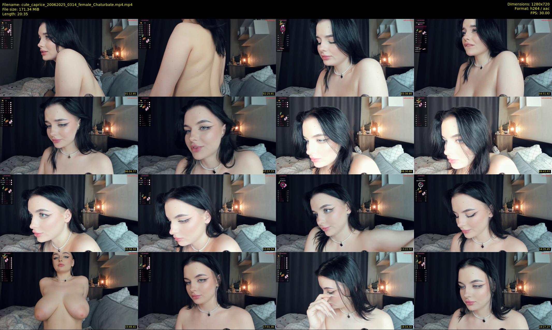 cute_caprice — 21 minute Chaturbate female cam show recording, 720p, Jun 20, 2025